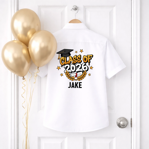 DTF School Shirt Leaver Decal - Grafitti Wreath