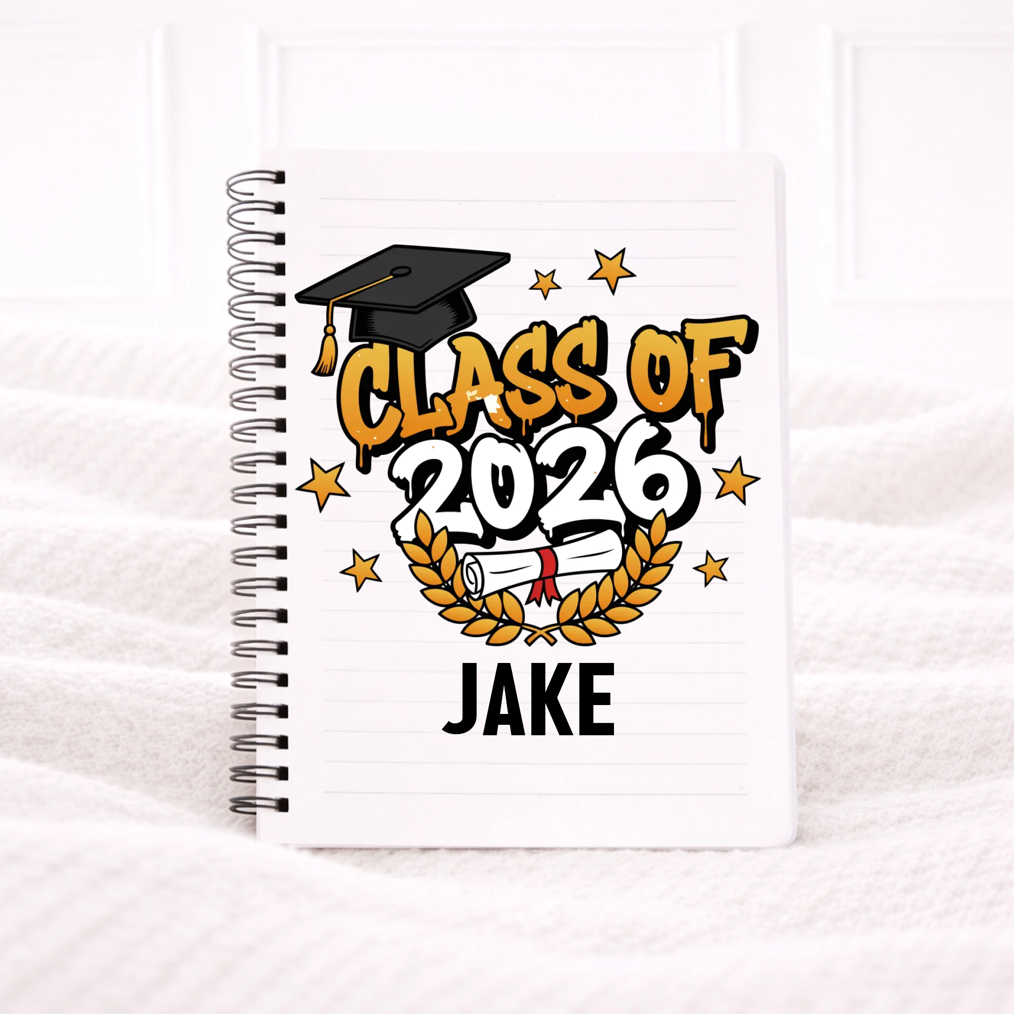 UVDTF -  Graffiti Wreath Notebook Decal