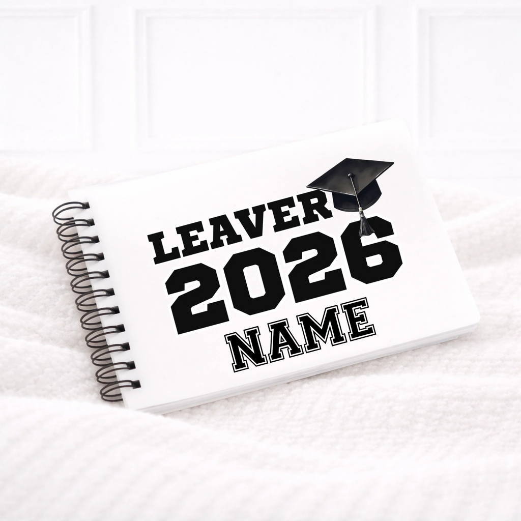 UVDTF - Black Graduation Cap Notebook Decal