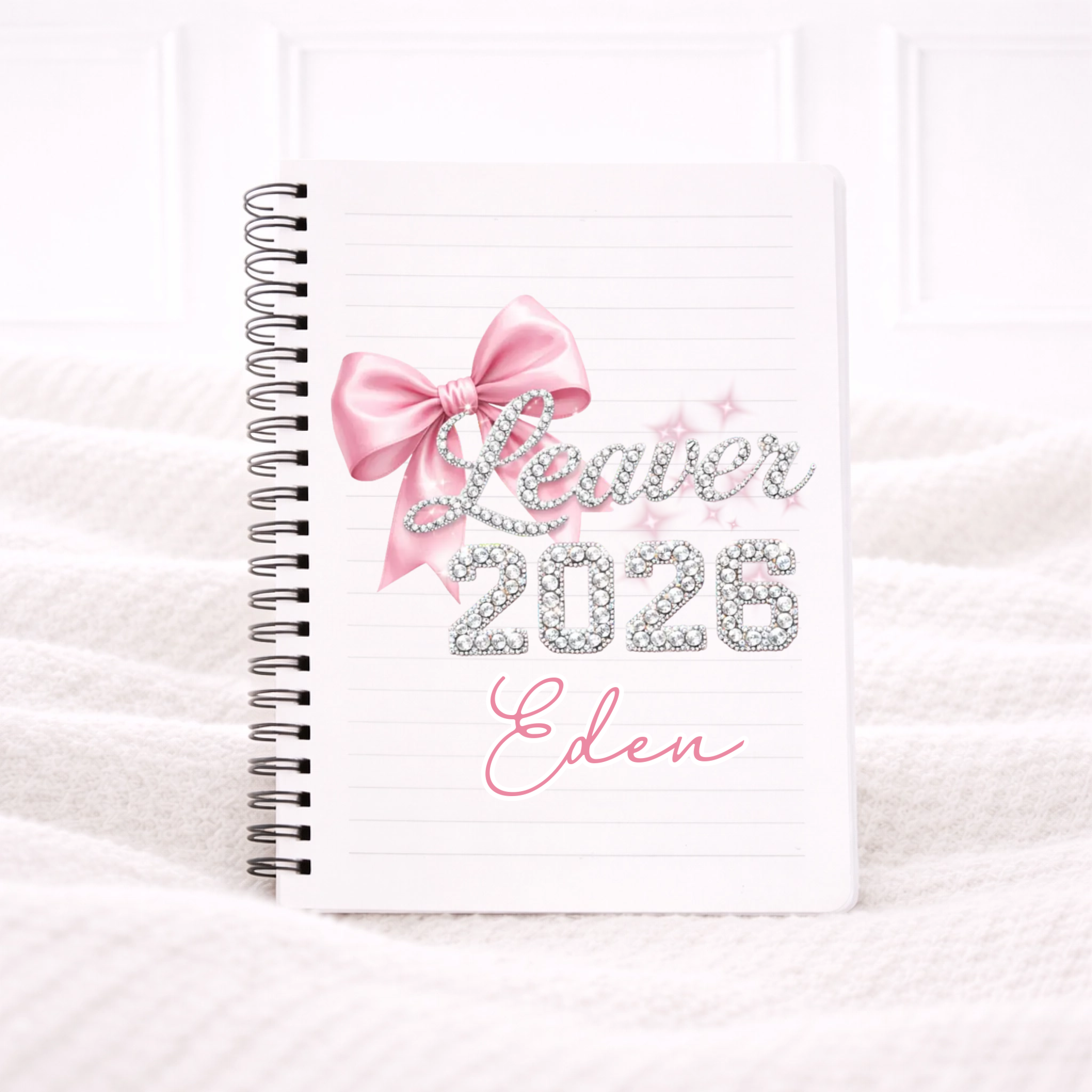 UVDTF -Pink Bow Notebook Decal