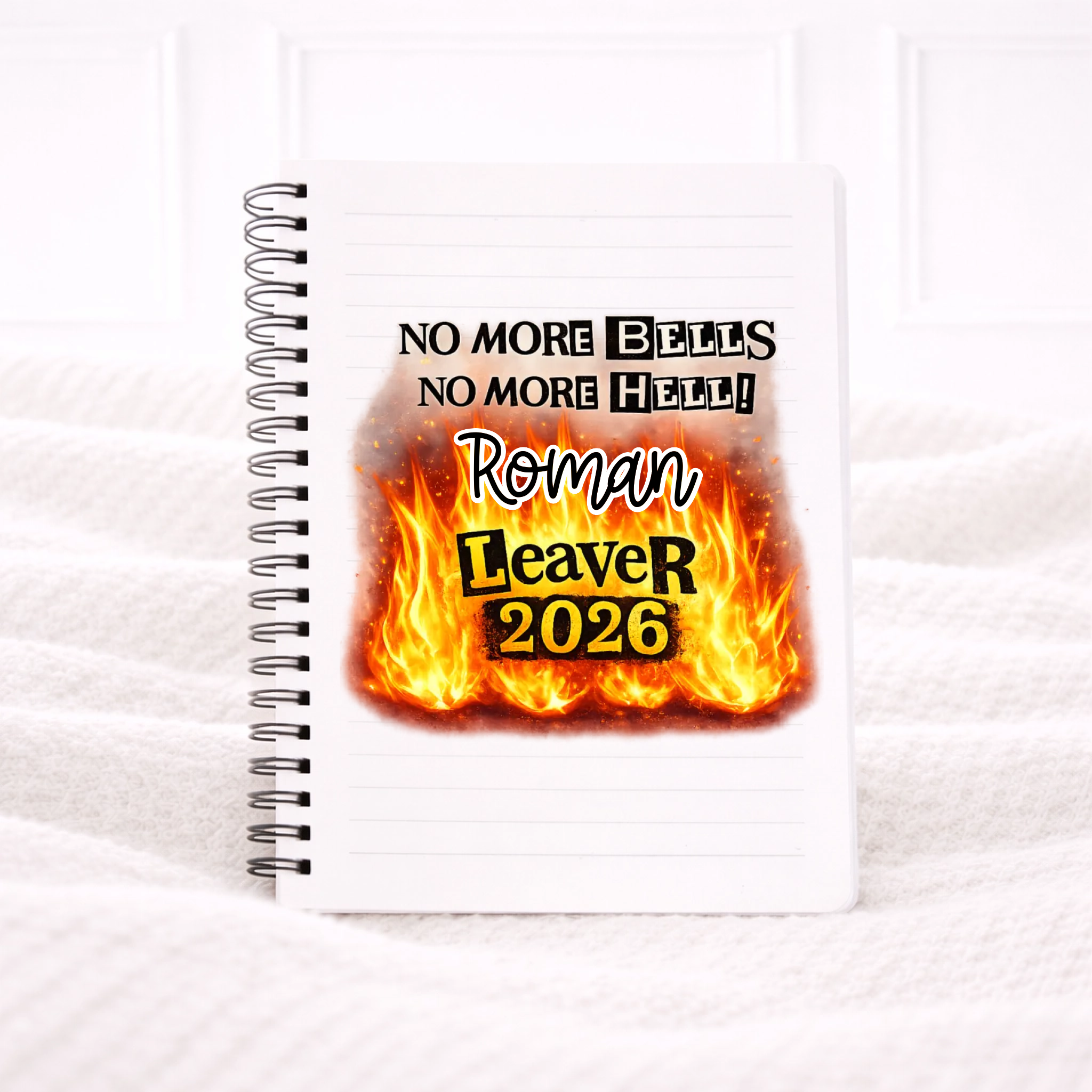 UVDTF -No more bells, no more hell! Notebook Decal