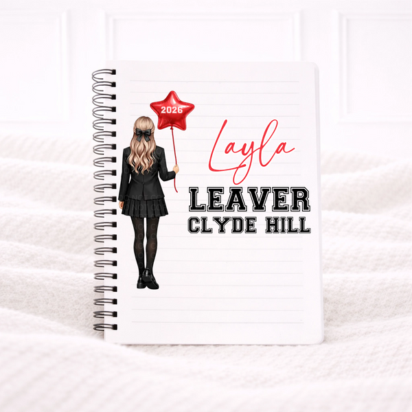 UVDTF - Red Balloon Notebook Decal