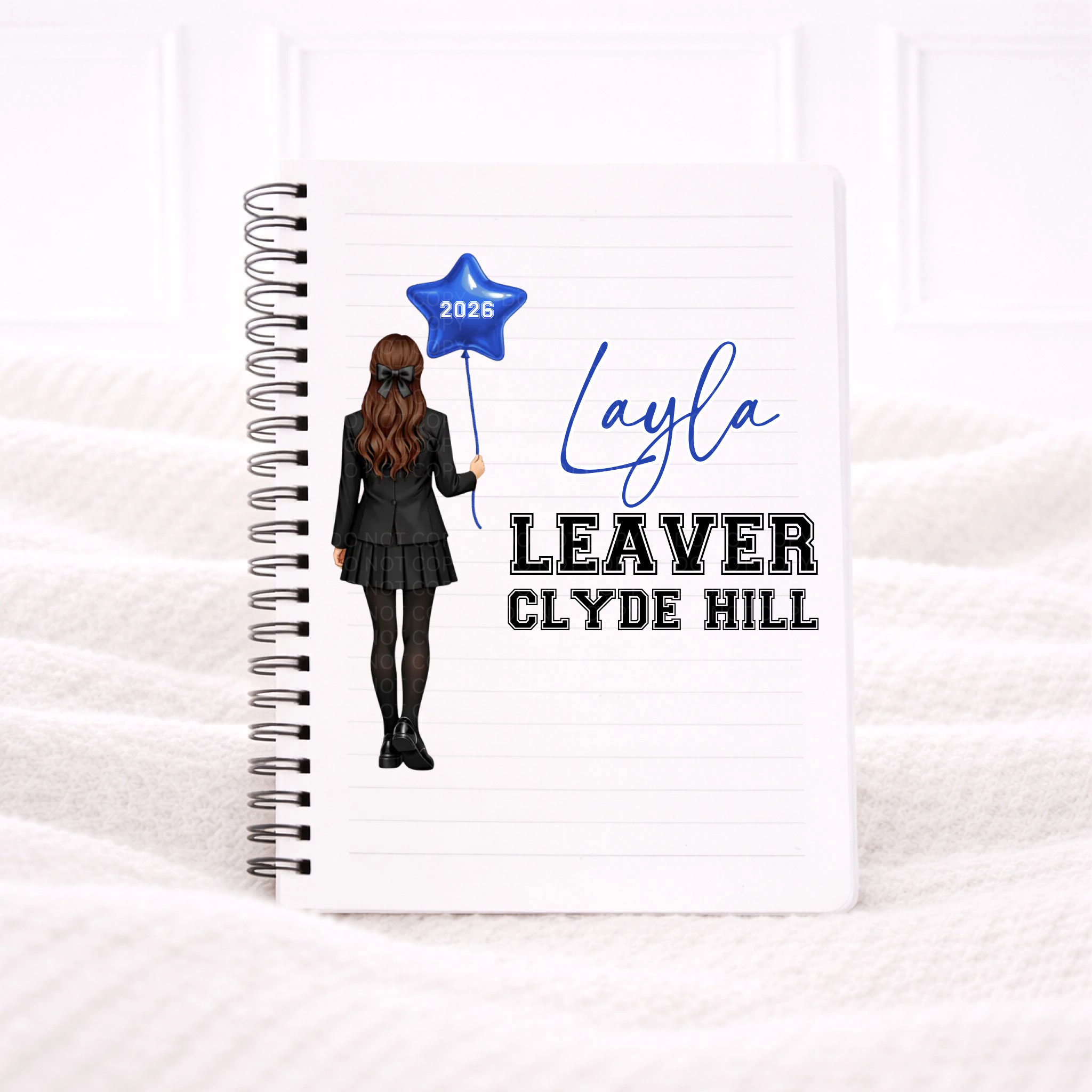 UVDTF - Blue Balloon Notebook Decal