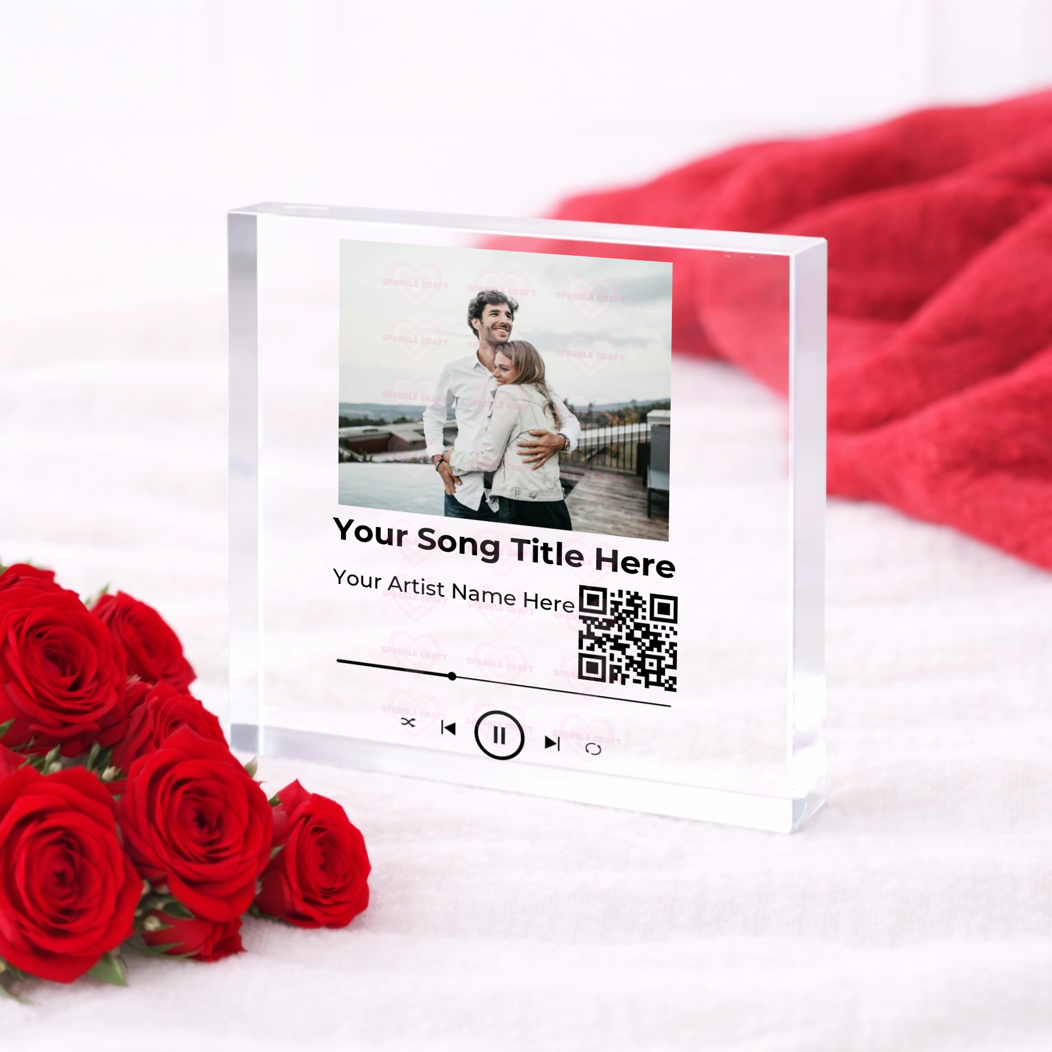 UVDTF -  Music Acrylic Block Decal