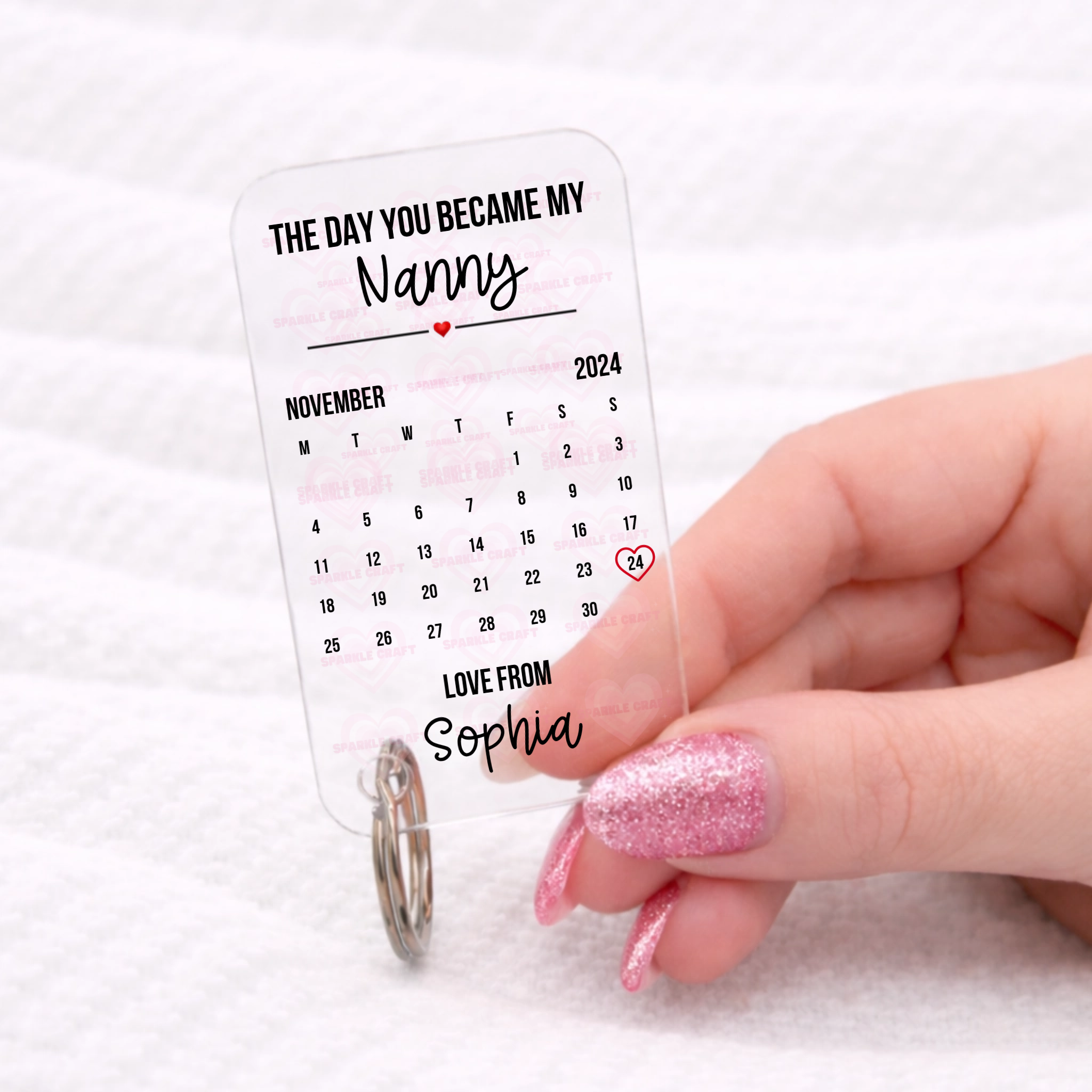 UVDTF -  The Day you became.. Keyring Decal