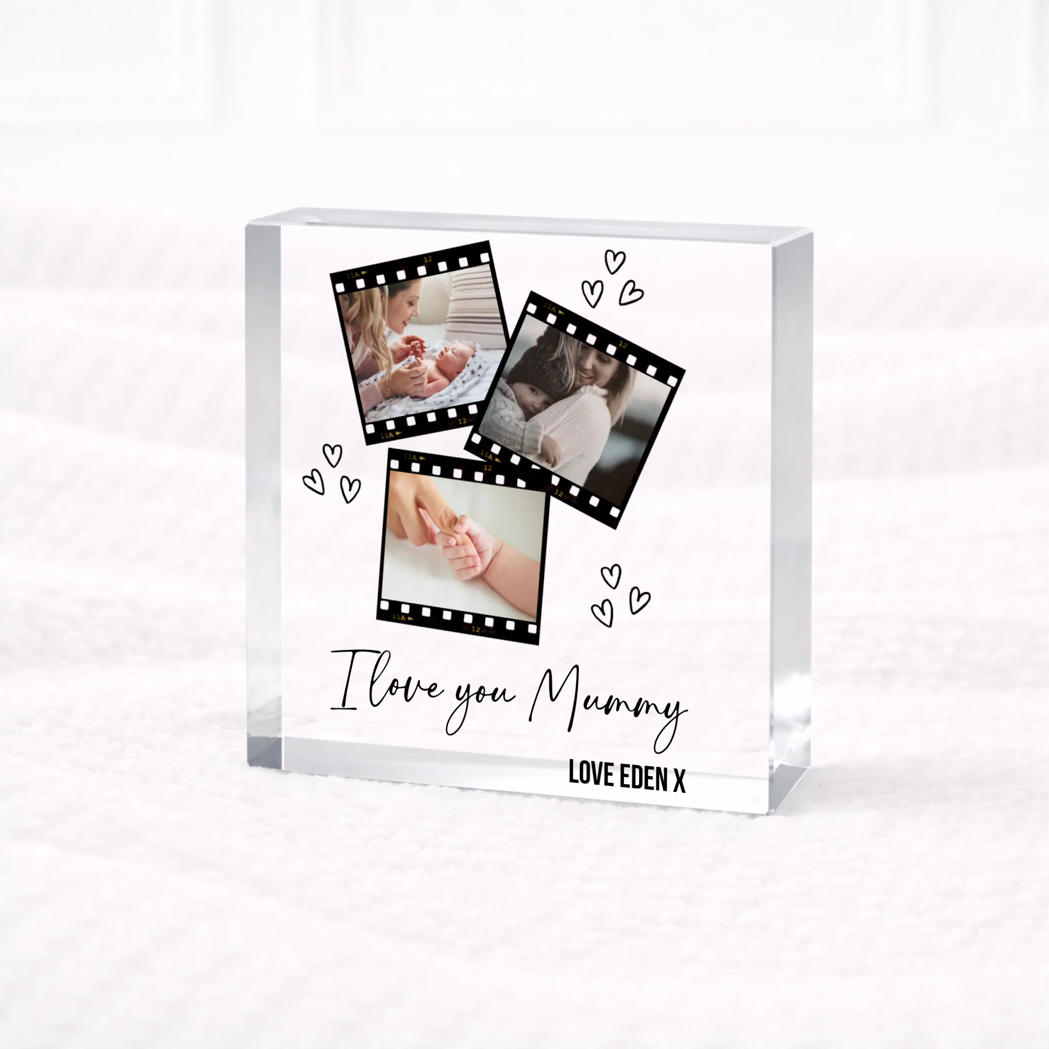 UVDTF -  Film Negative Acrylic Block Decal