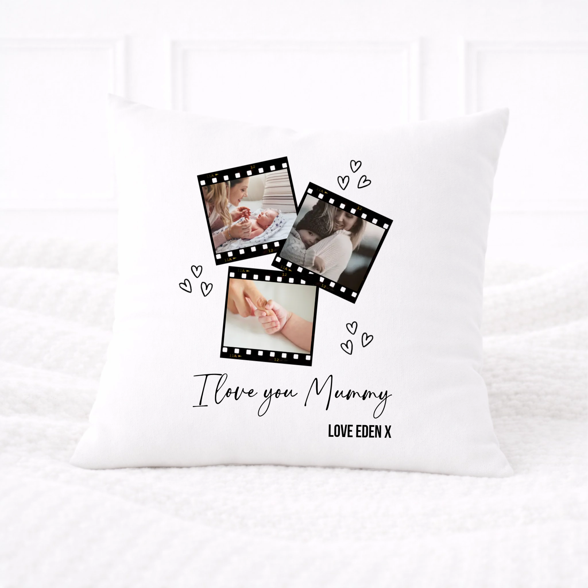 DTF -  Film Negatives Cushion Cover Decal