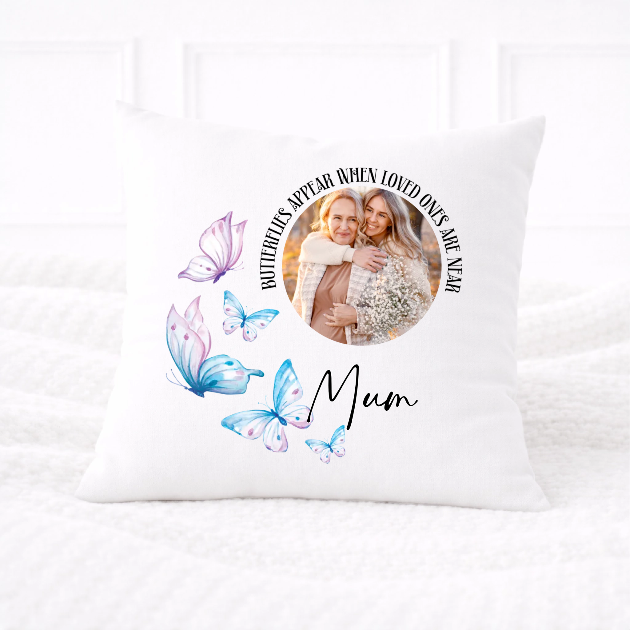 DTF -  Butterflies Appear Cushion Cover Decal