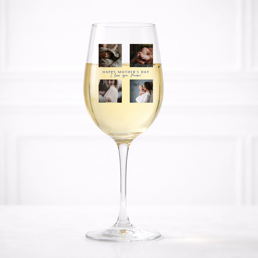 UVDTF  - 4 Square Mothers Day Wine Glass Decal