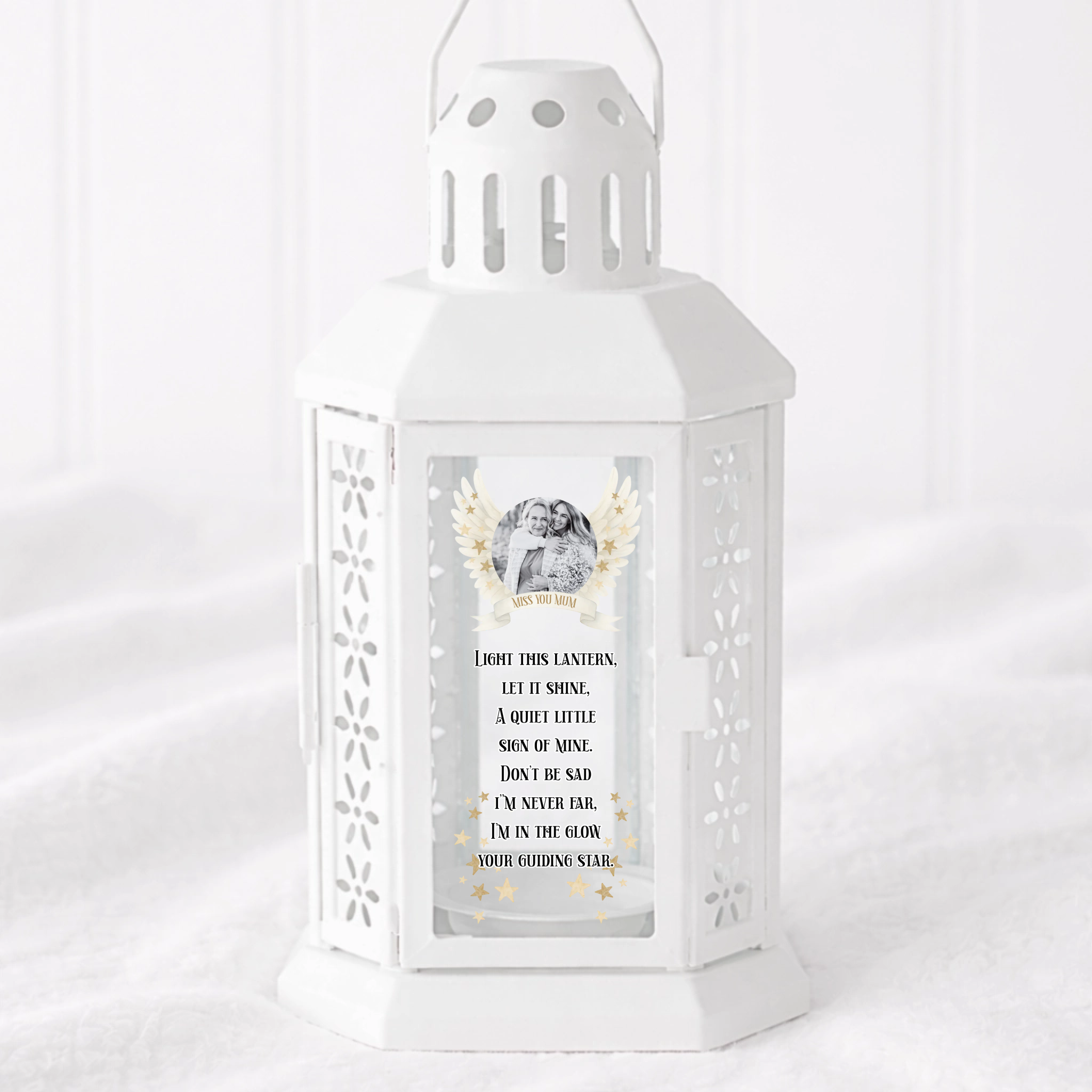 UVDTF  - Angel Wings and Stars Lantern Decal