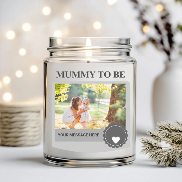 Mummy To Be Candle Label