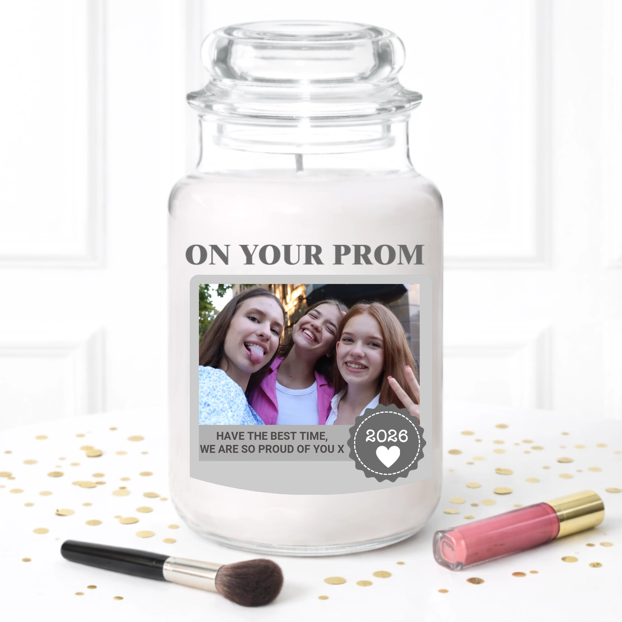 Prom Candle Label