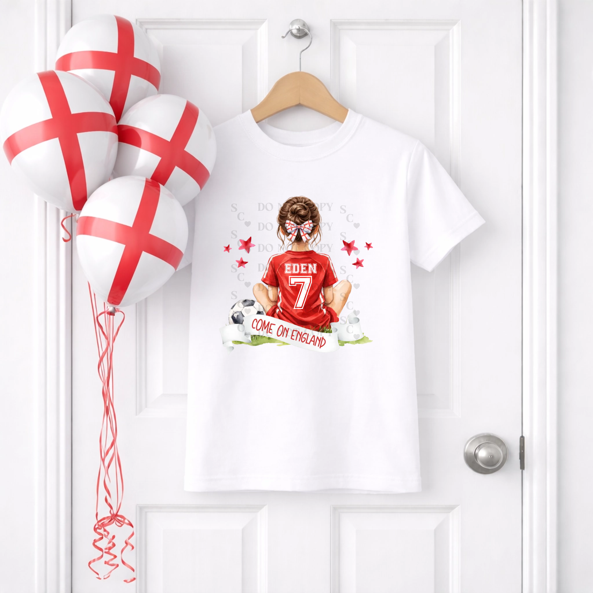 DTF  - Girl England T Shirt Decal