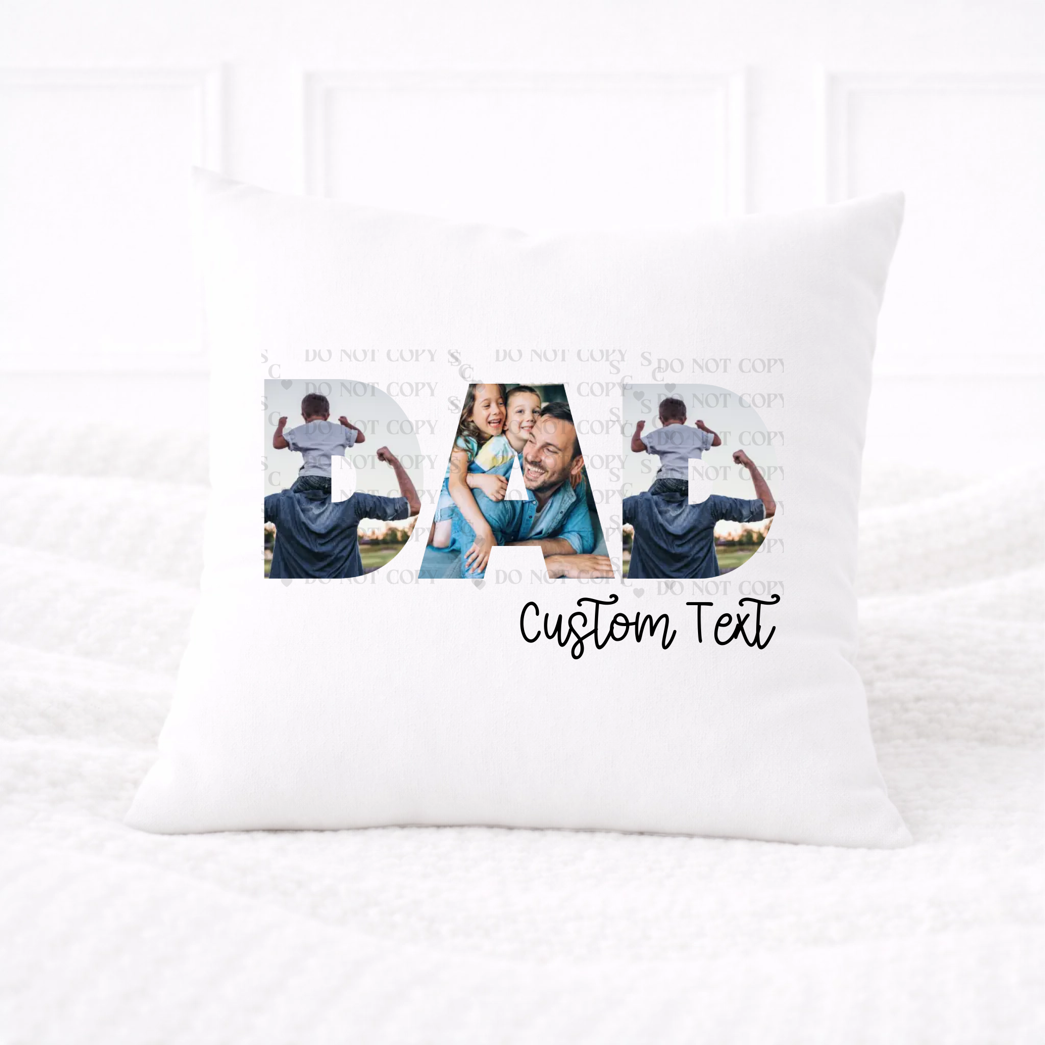 DTF - Dad Photo Cushion Cover Decal