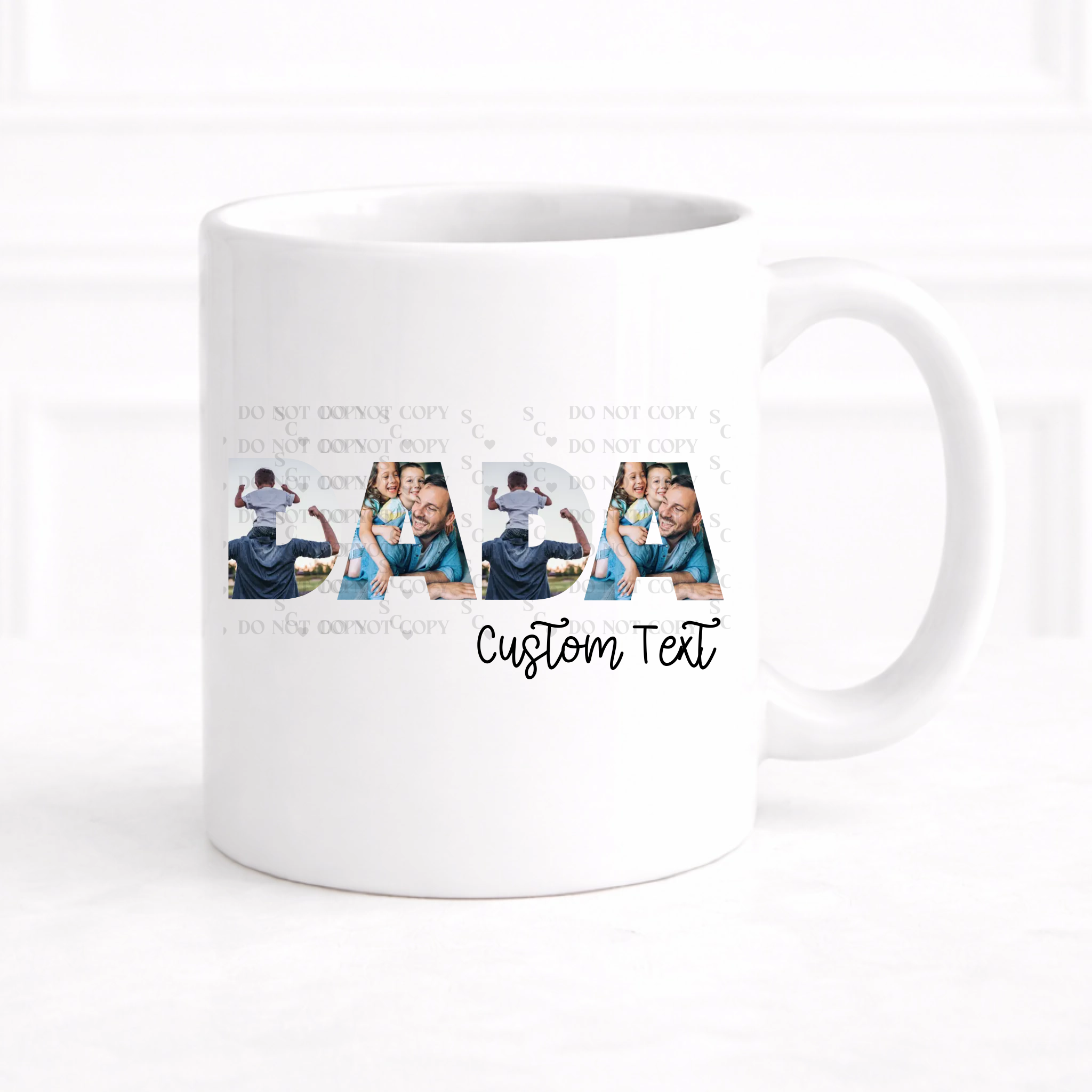 UVDTF - Dada Photo Letters Mug Decal
