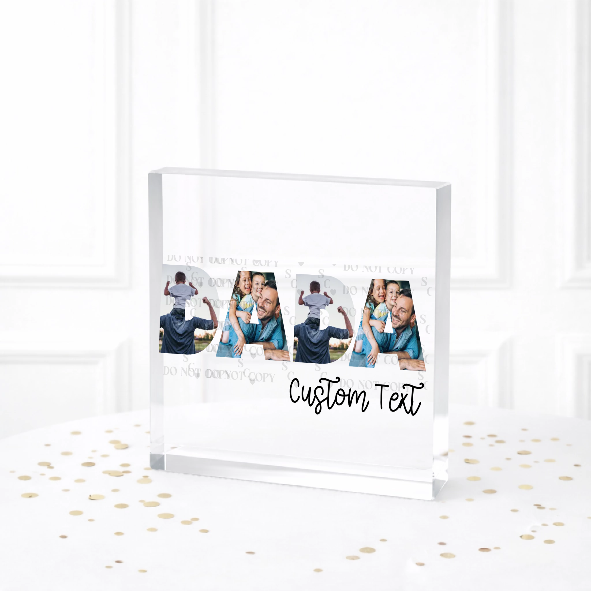 UVDTF - Dada Photo Acrylic Block Decal