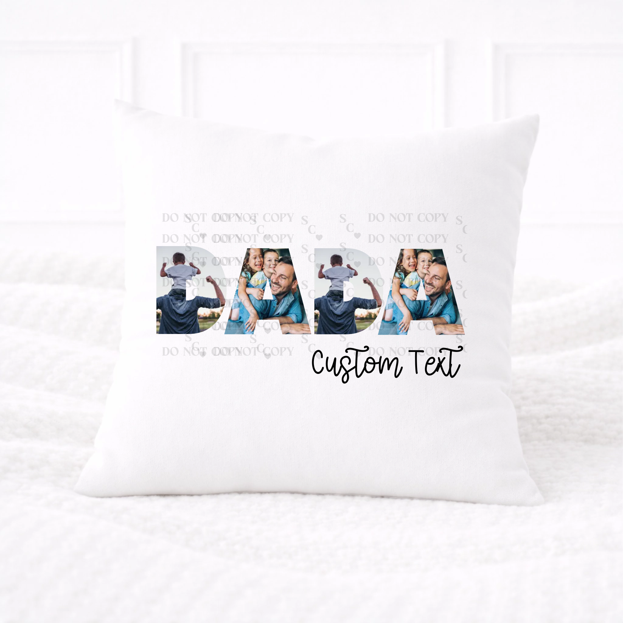 DTF - Dada Photo Cushion Cover Decal
