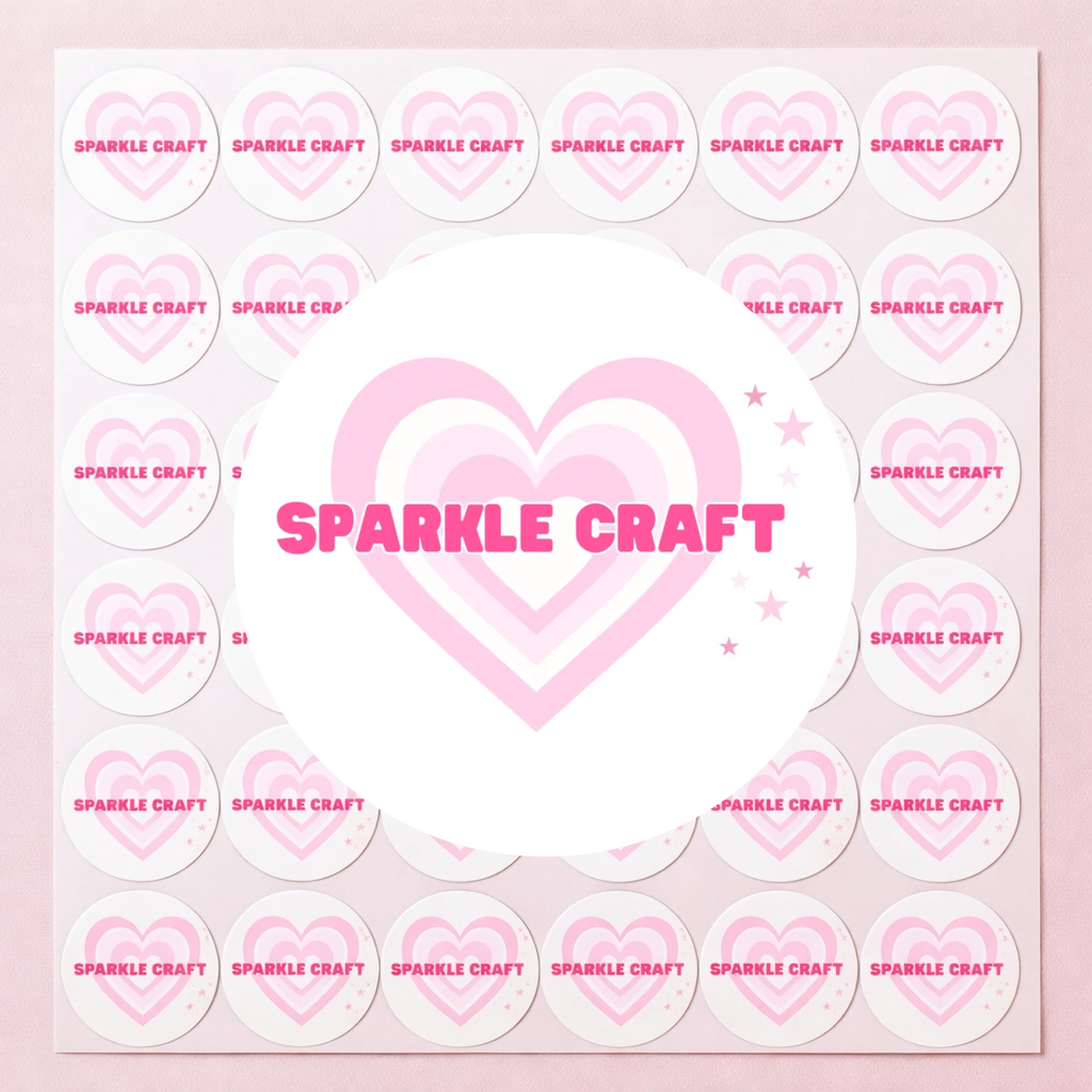 White Business Stickers ( 4cm x 100)