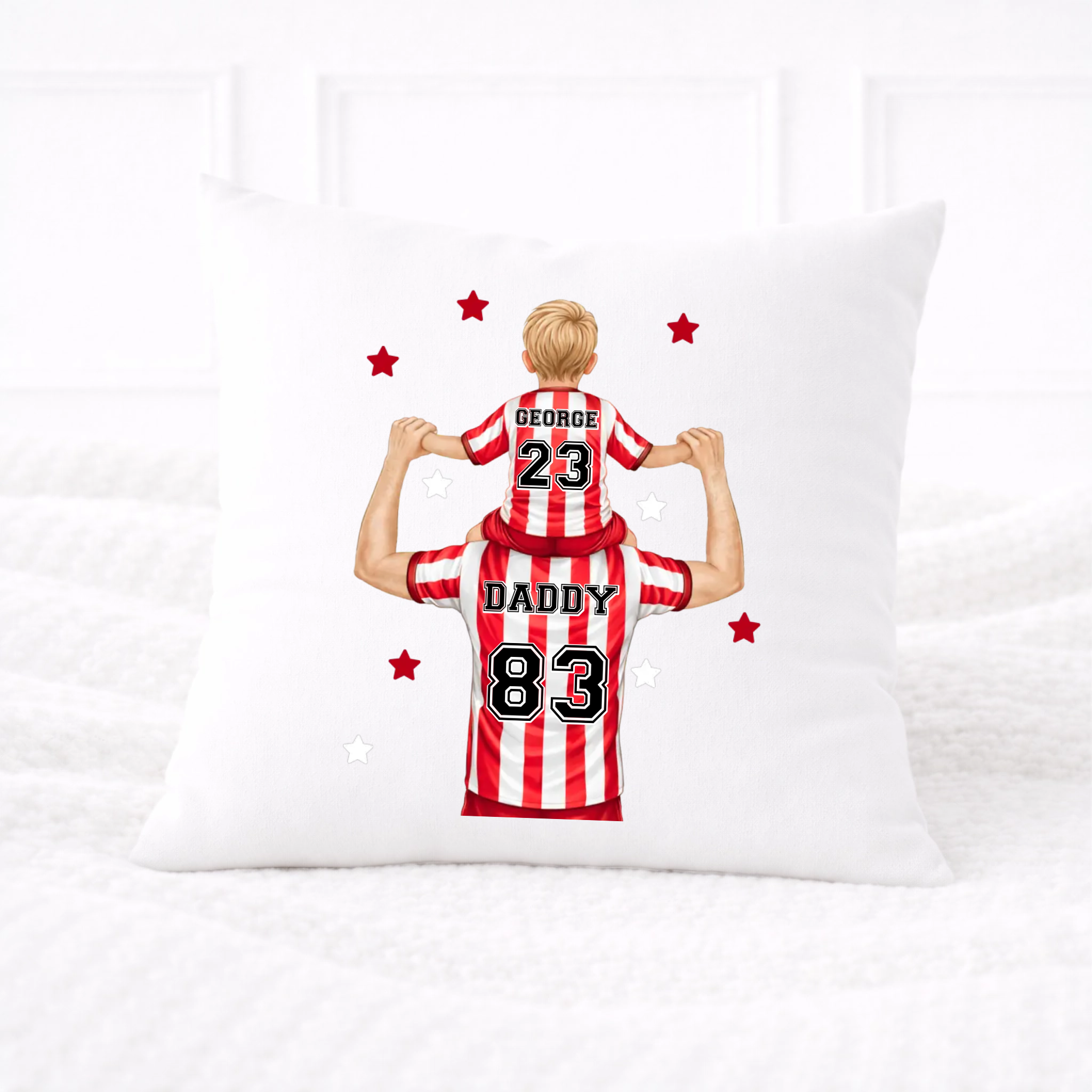 DTF - Man and Boy Football Cushion Decal