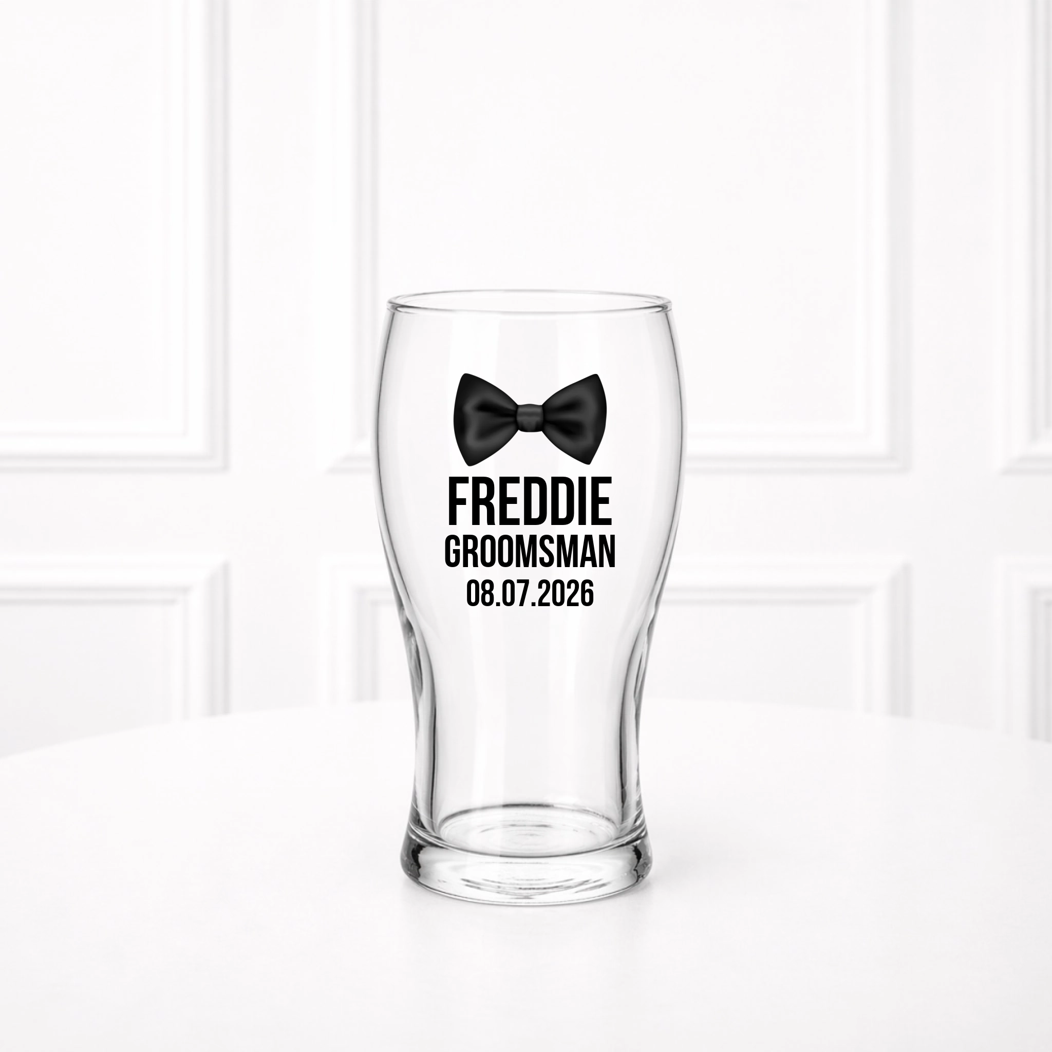 UVDTF  - Groomsman Pint Glass Decal