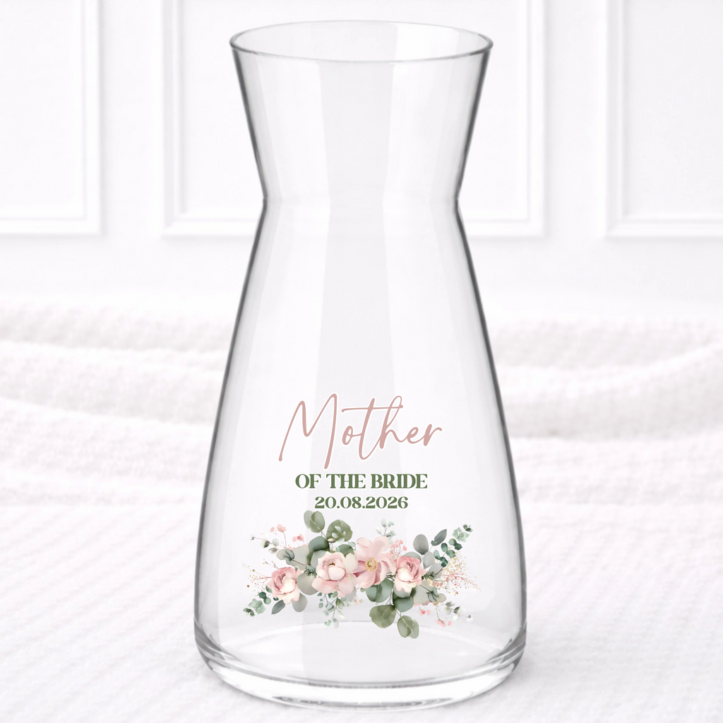 UVDTF - Pink Floral Mother of the Vase Decal