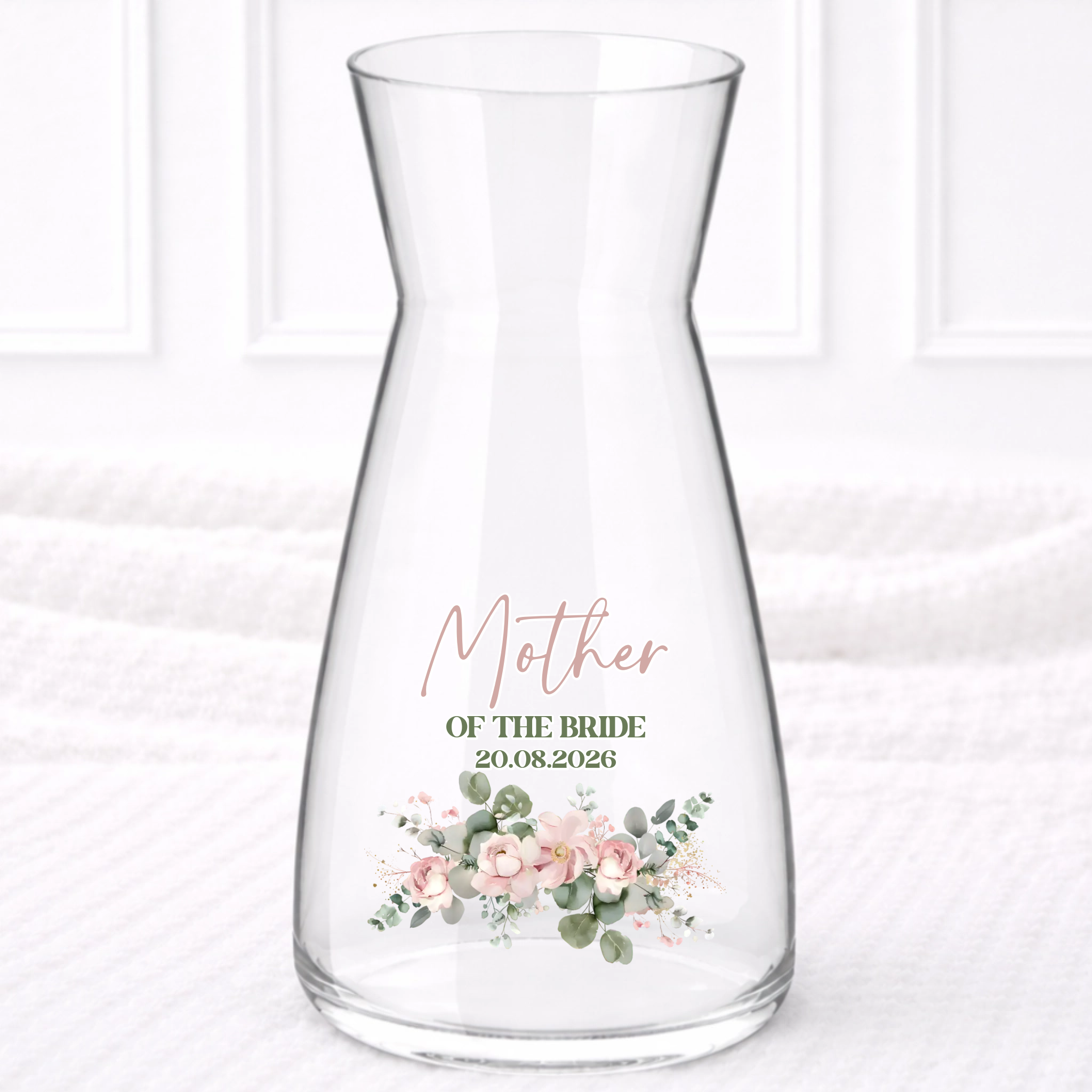 UVDTF - Pink Floral Mother of the Vase Decal