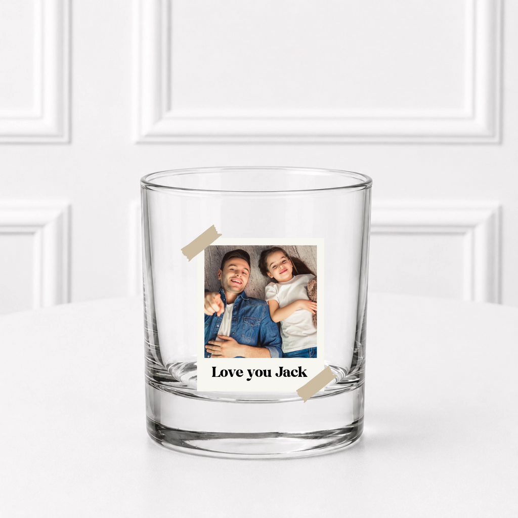 UVDTF  - Polaroid Whiskey Glass Decal