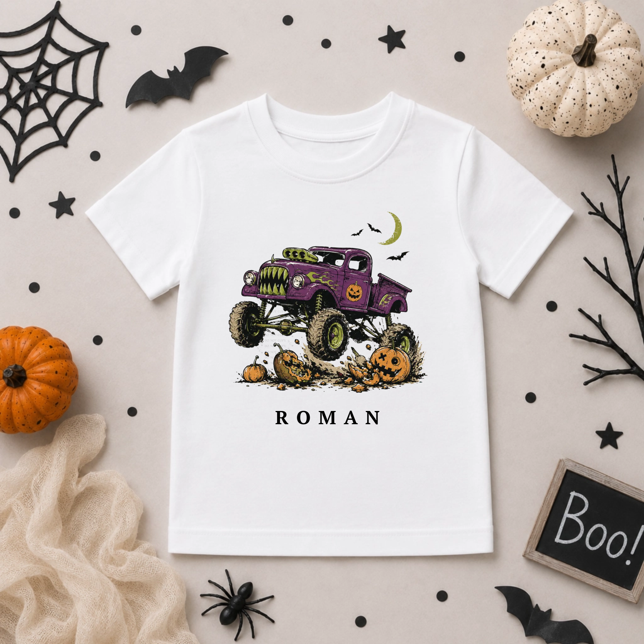 DTF - Pumpkin Monster Trucks
