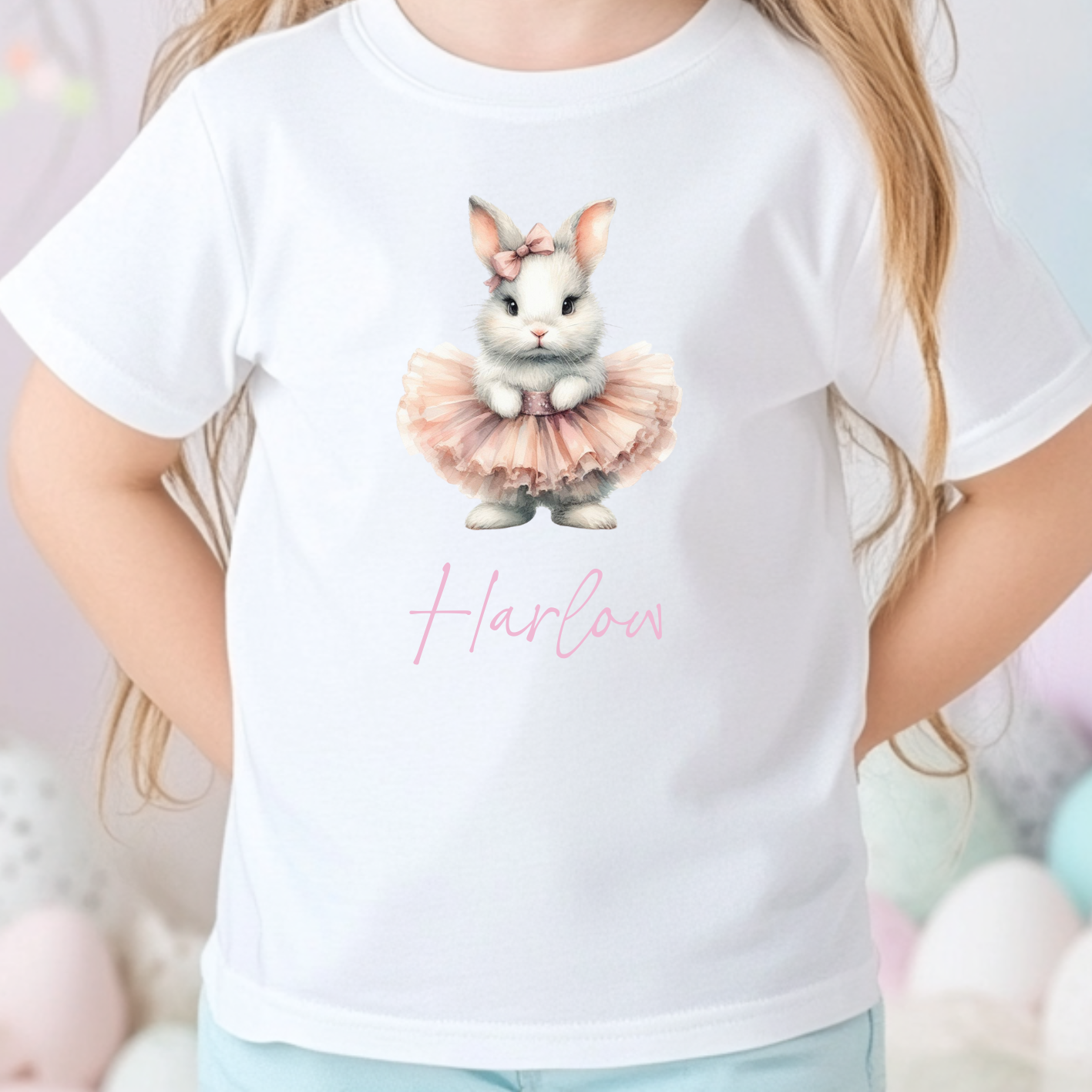 DTF Decal - Bunny in A TuTu