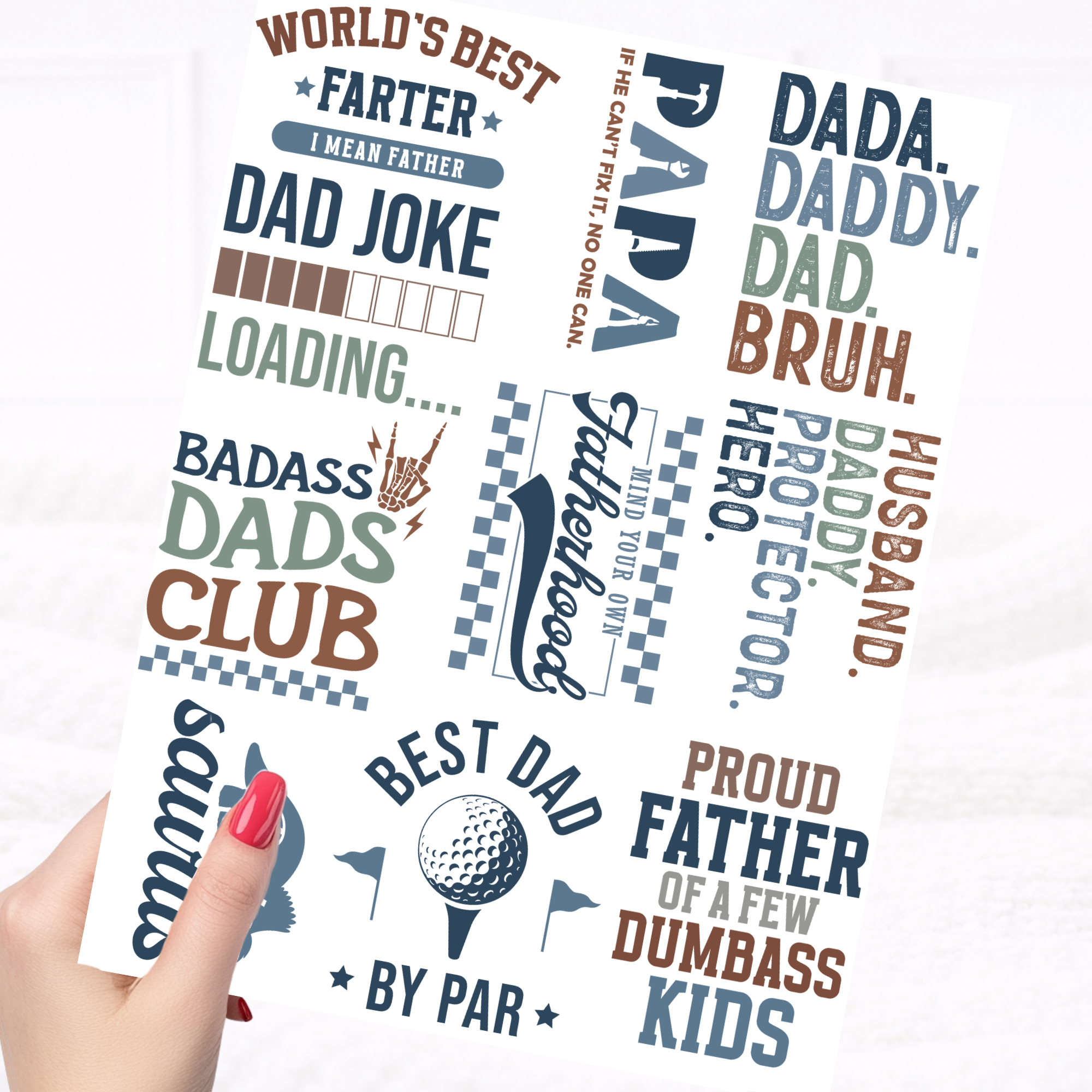 UVDTF Fathers Day Sheet 1
