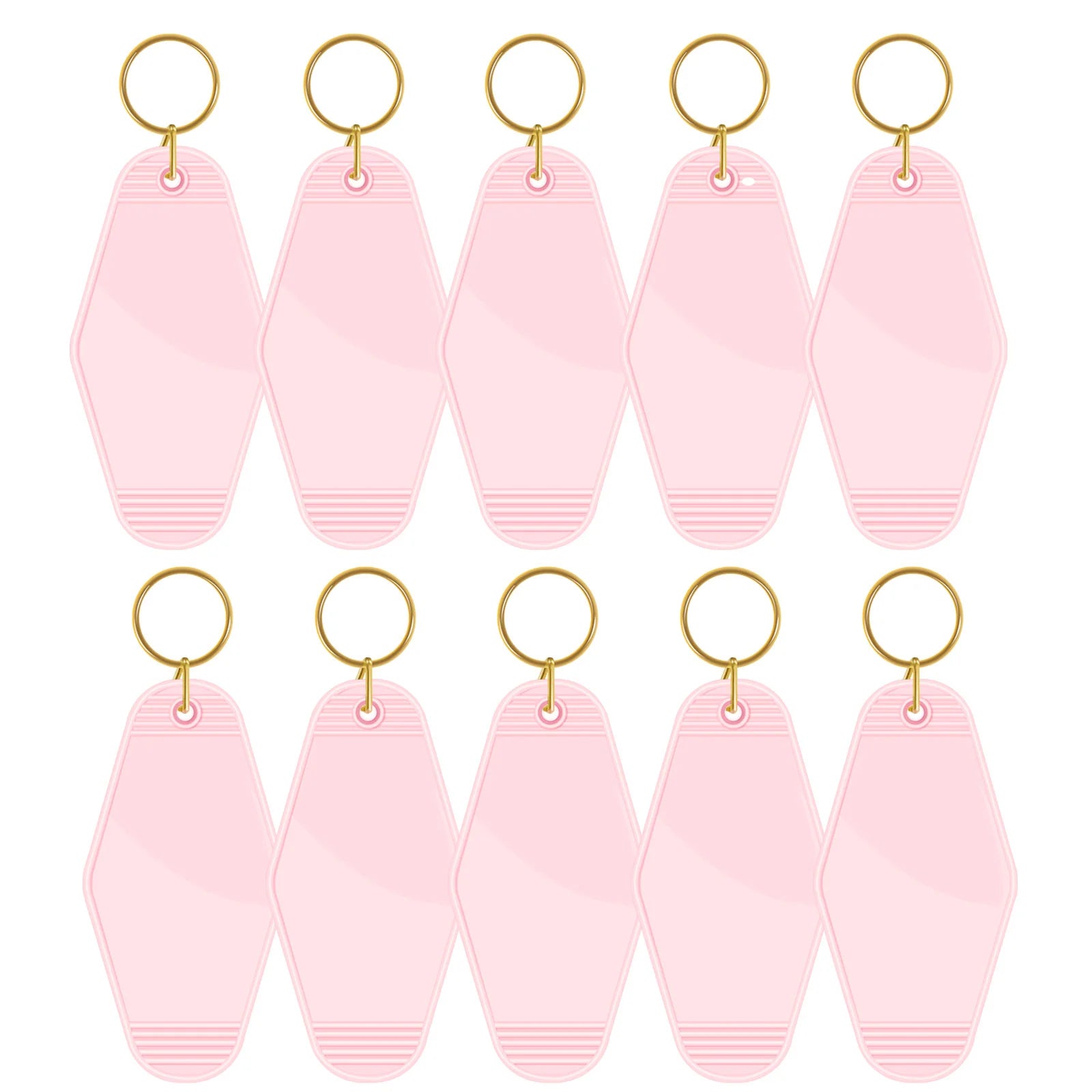 Pastel Pink Motel Keyring