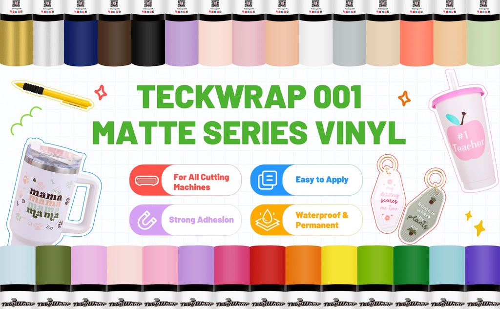 Teckwrap Matte Pumpkin Craft Vinyl