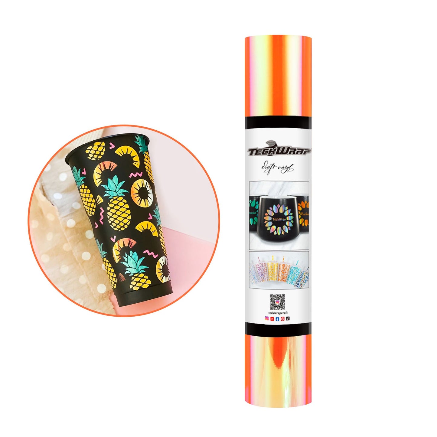 Teckwrap Opal - Coral Orange