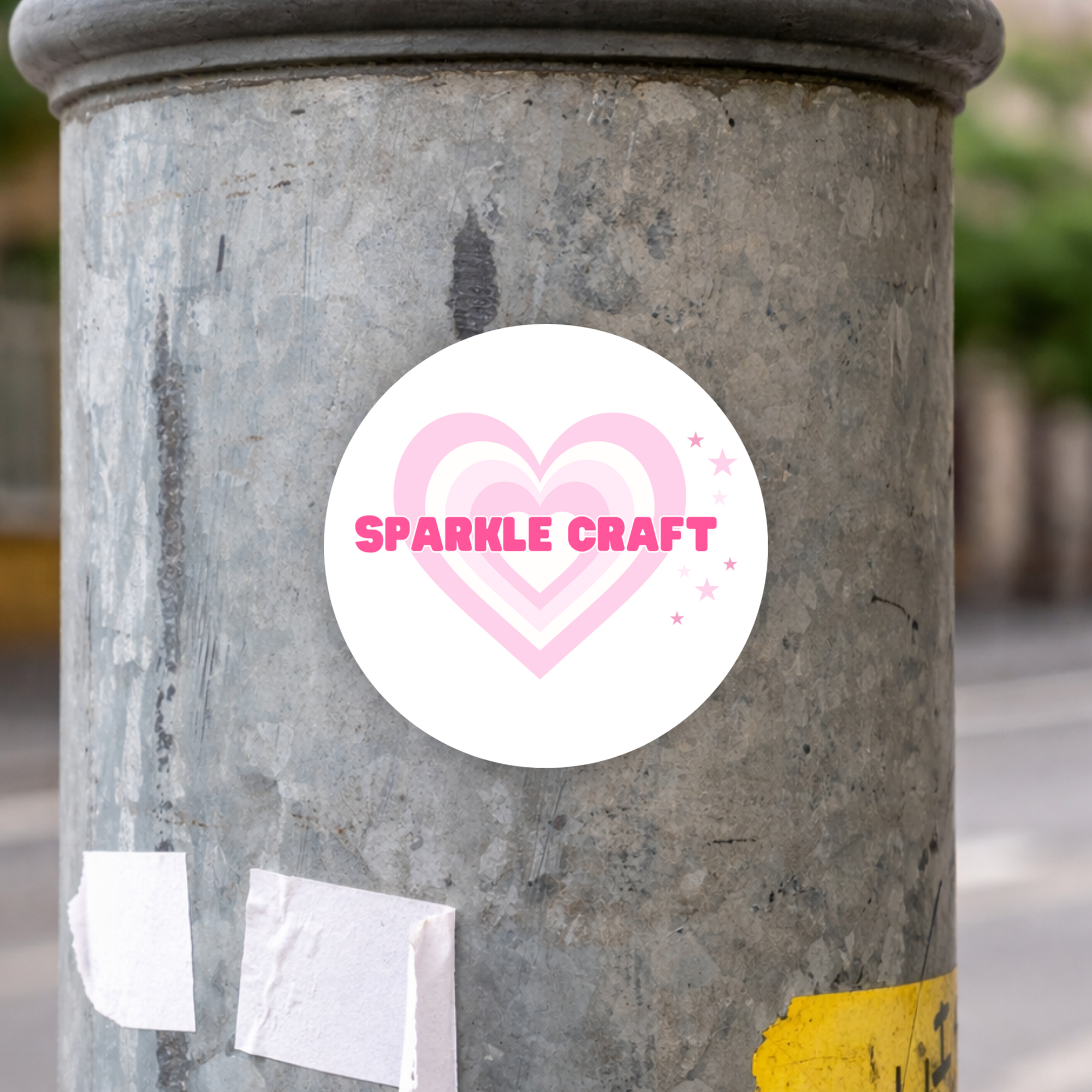 White Business Stickers ( 4cm x 100)