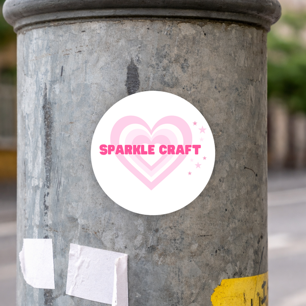 White Business Stickers ( 4cm x 100)