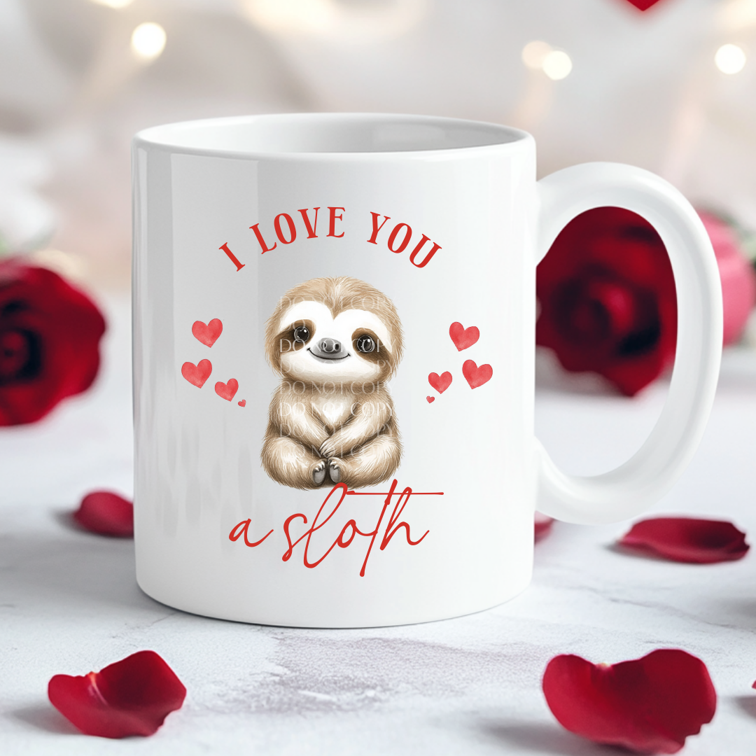 UVDTF - I Love You A Sloth