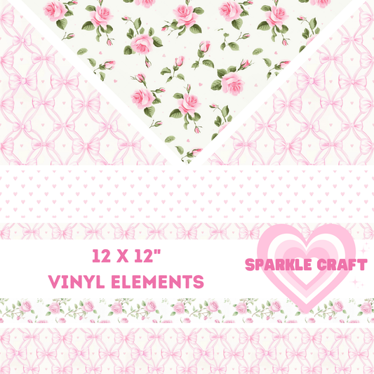 Printed Mixed Section Vinyl Sheet - 001