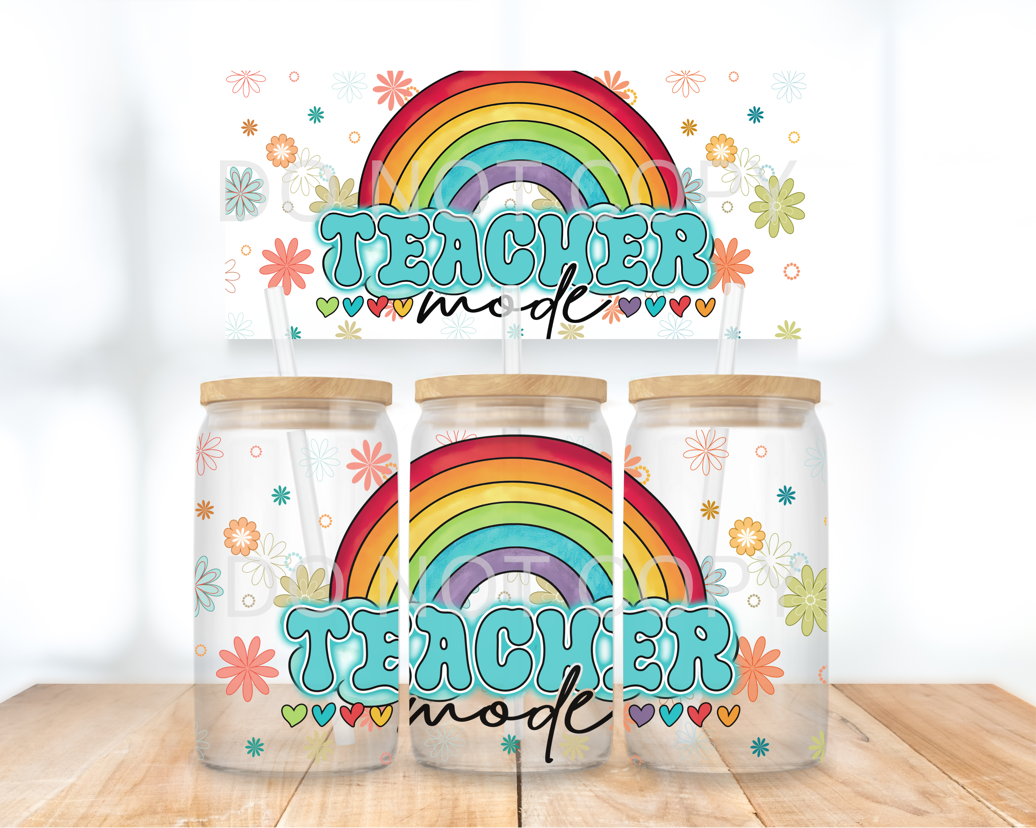 UVDTF - Teacher Rainbow