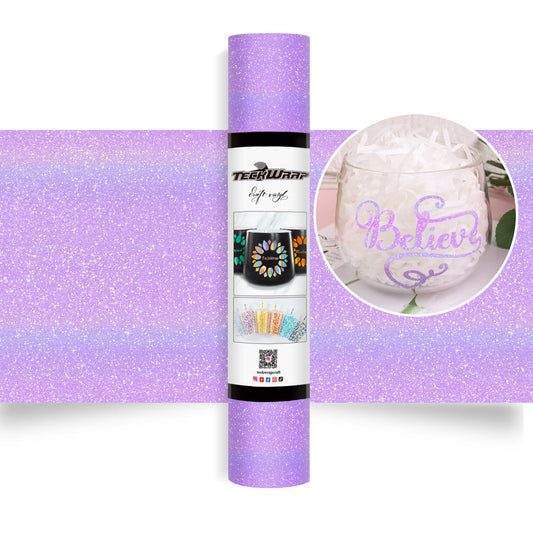 Teckwrap Colourful Glitter - Lilac