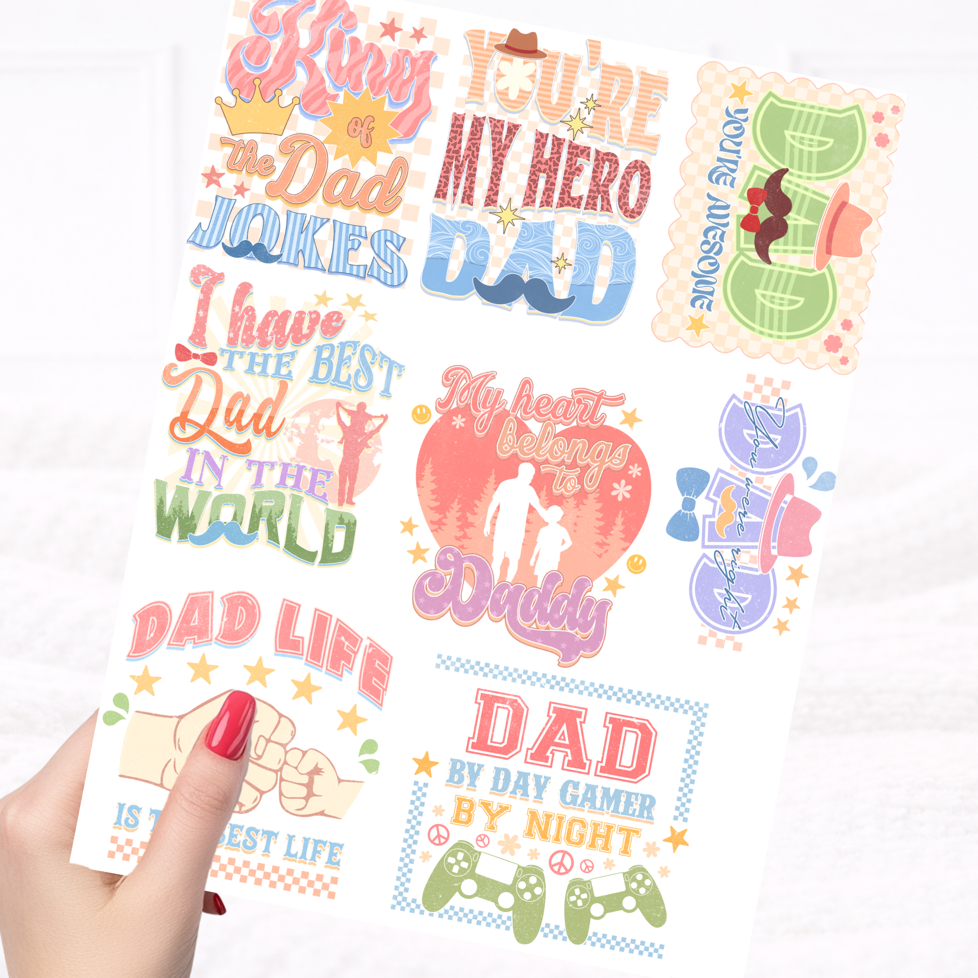 UVDTF Fathers Day Sheet 3