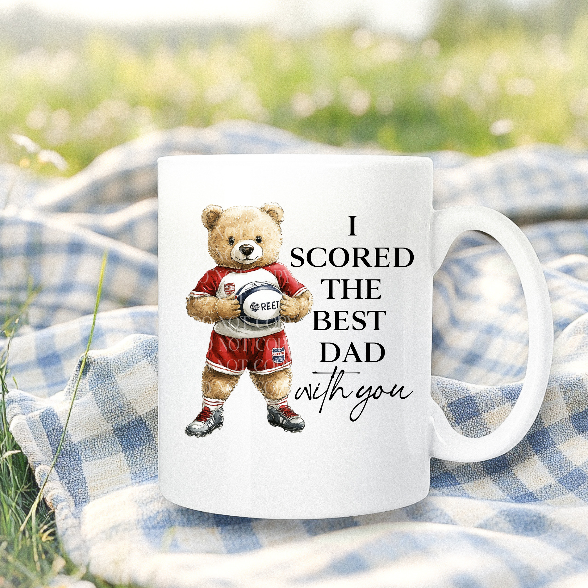 UVDTF - Scored the best dad Rugby Mug