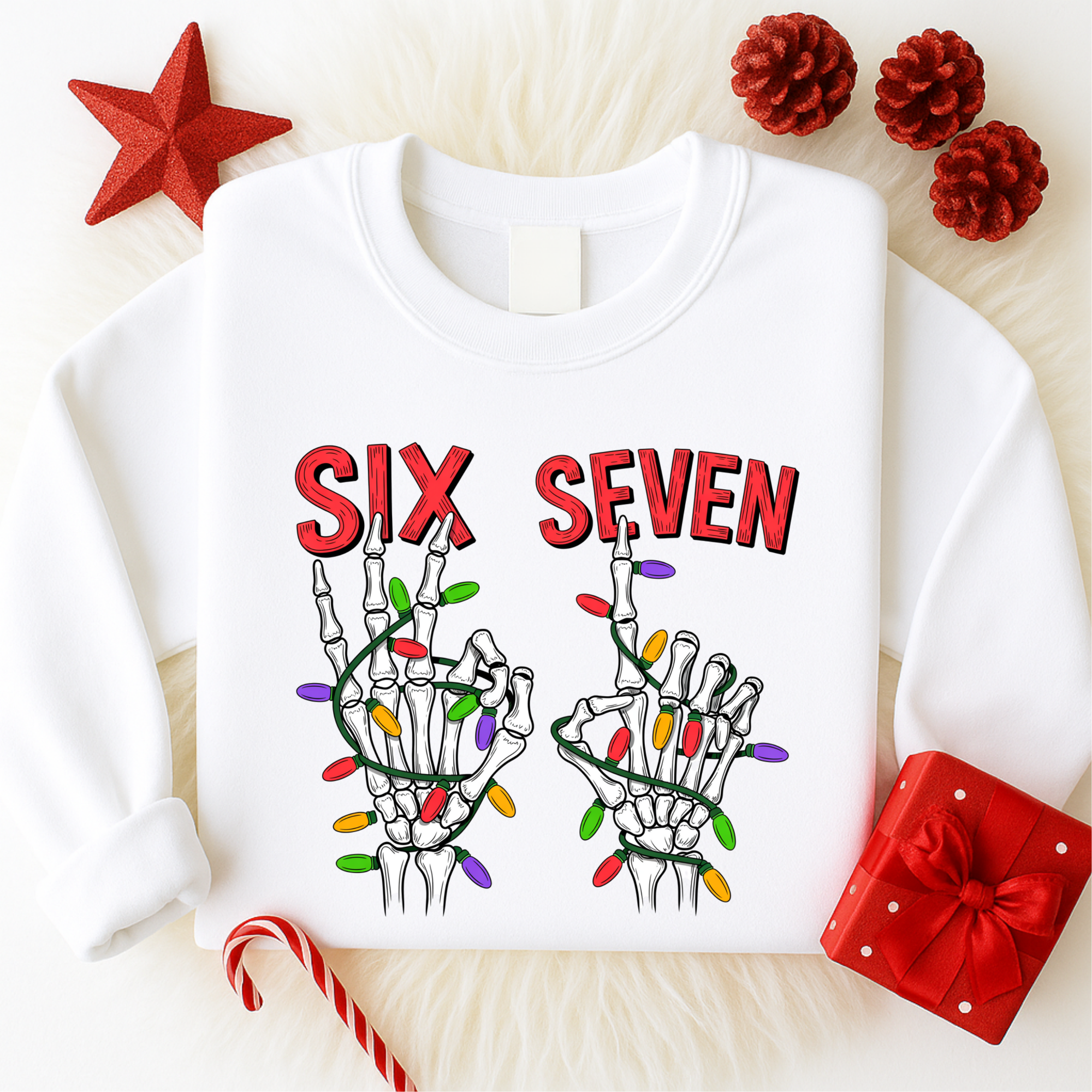 DTF - 67 Skeleton & Santa Hand