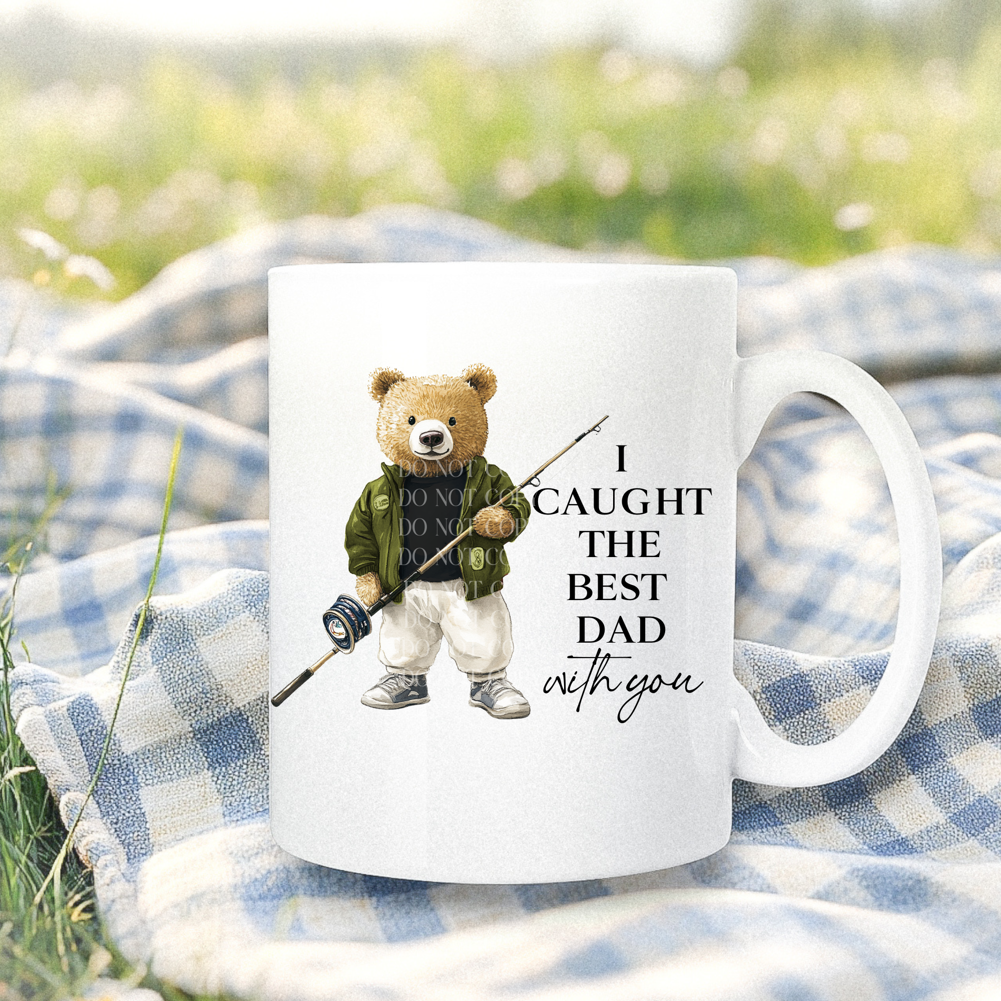 UVDTF - Caught the best dad Mug