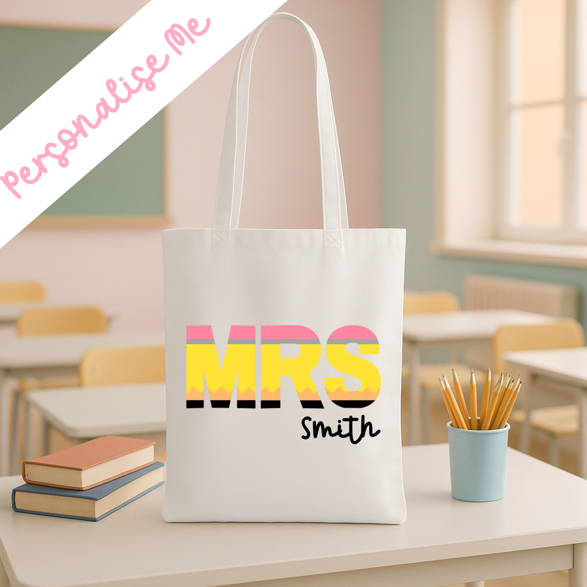 DTF -  Personalised Pencil Mrs