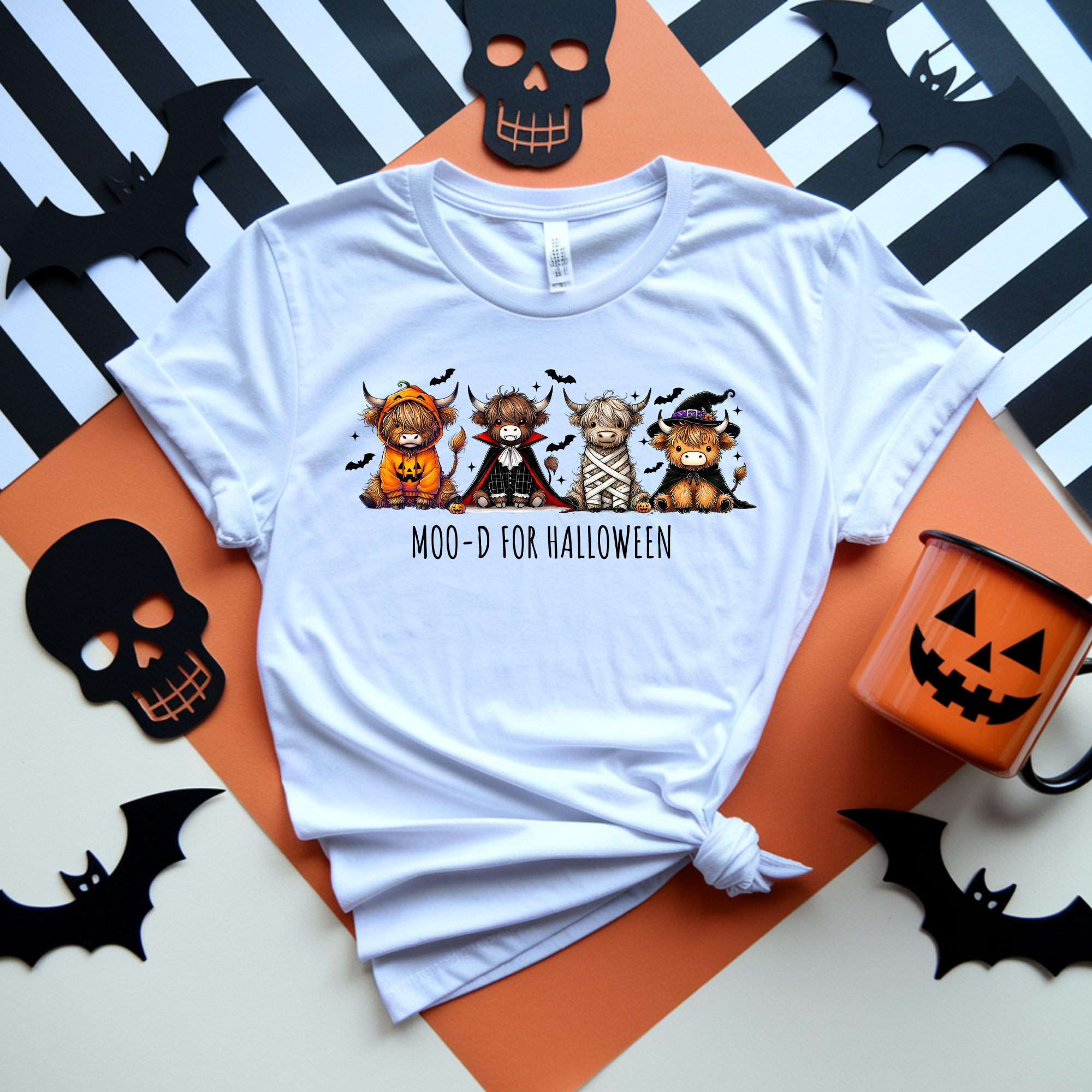 DTF - Halloween Highland Cow