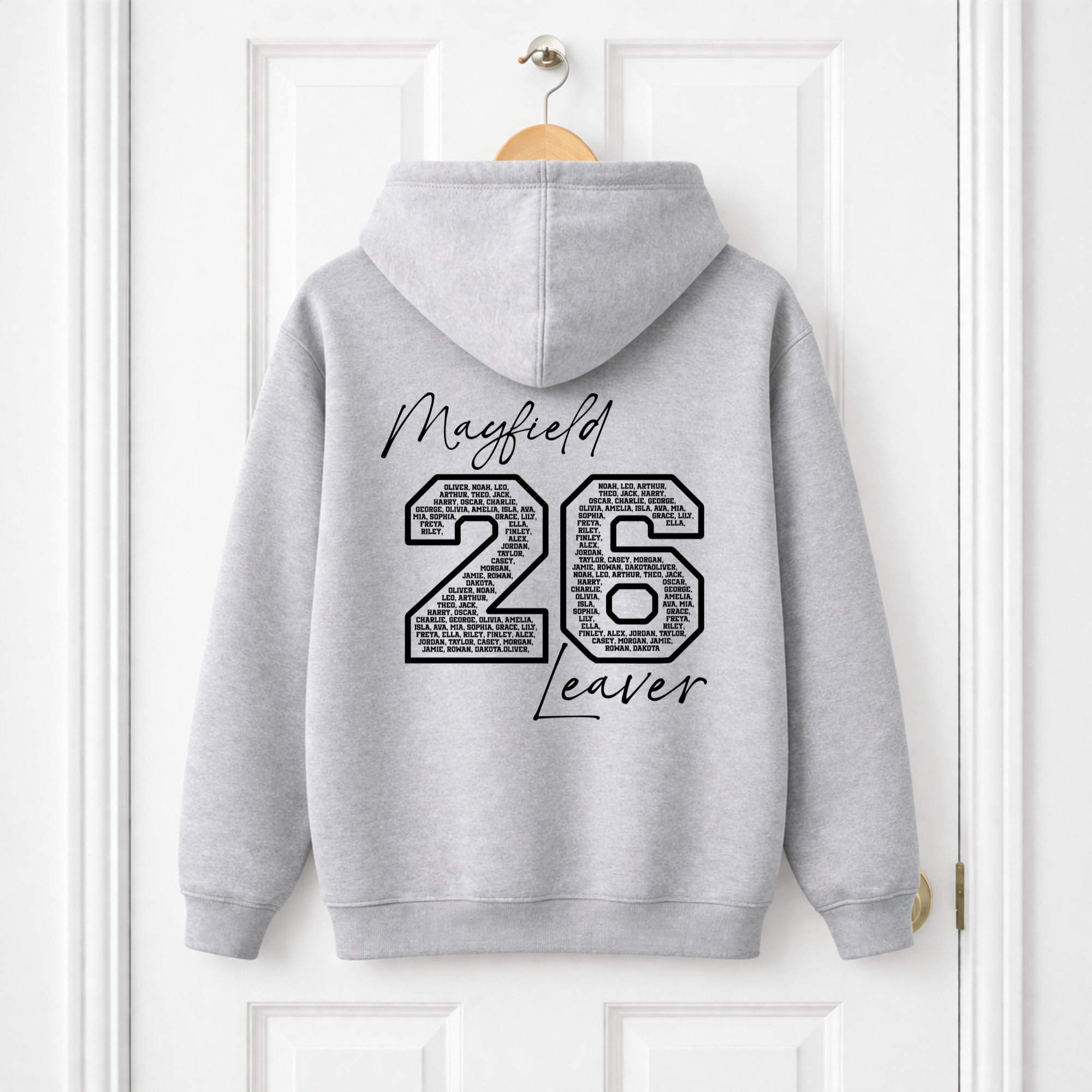 DTF School Leaver Decal Names Black -  2026