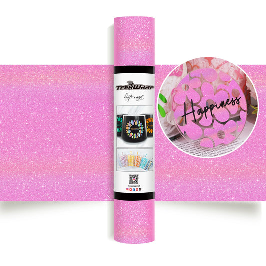 Teckwrap Colourful Glitter - Pink