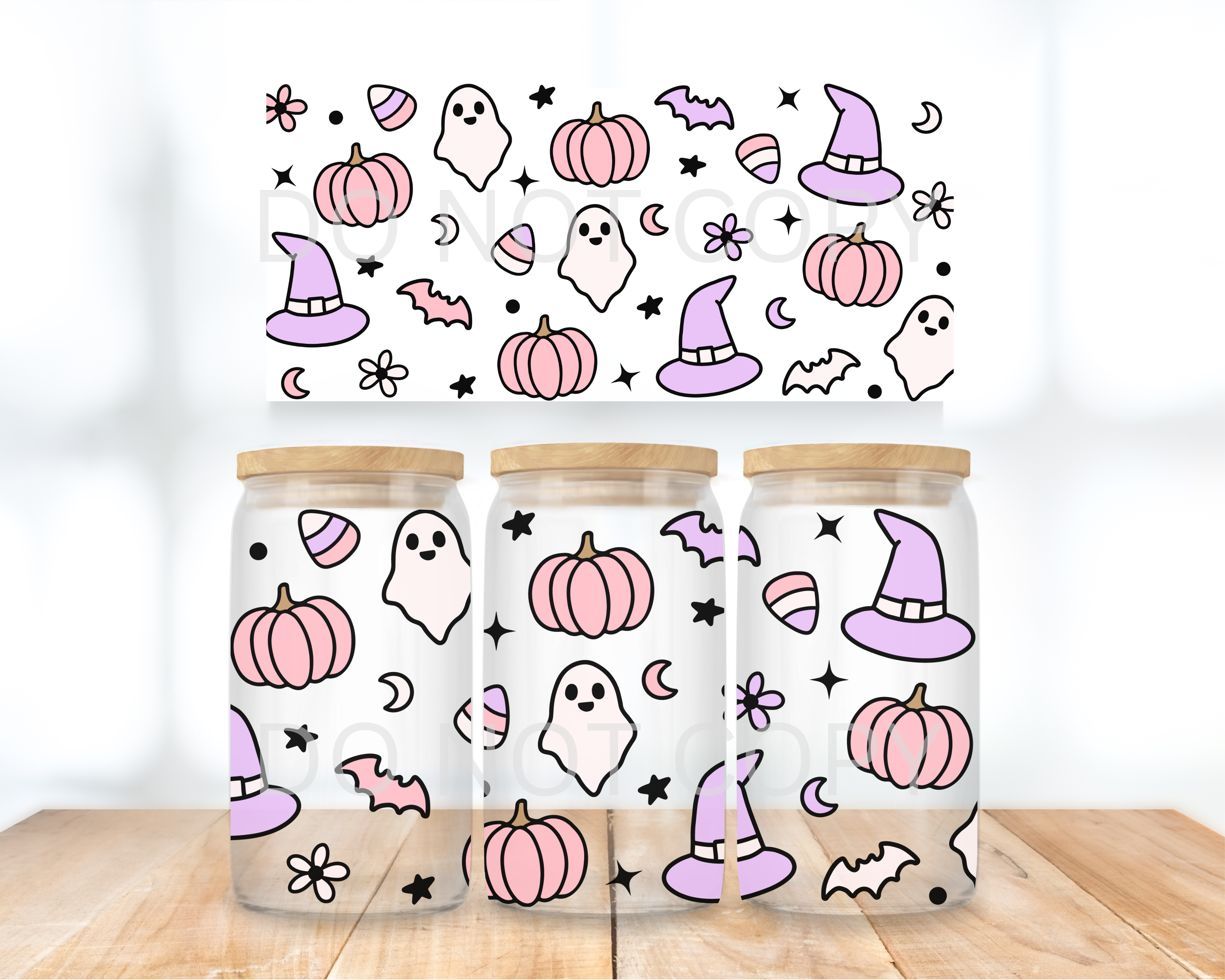 UVDTF - Pink Purple Halloween