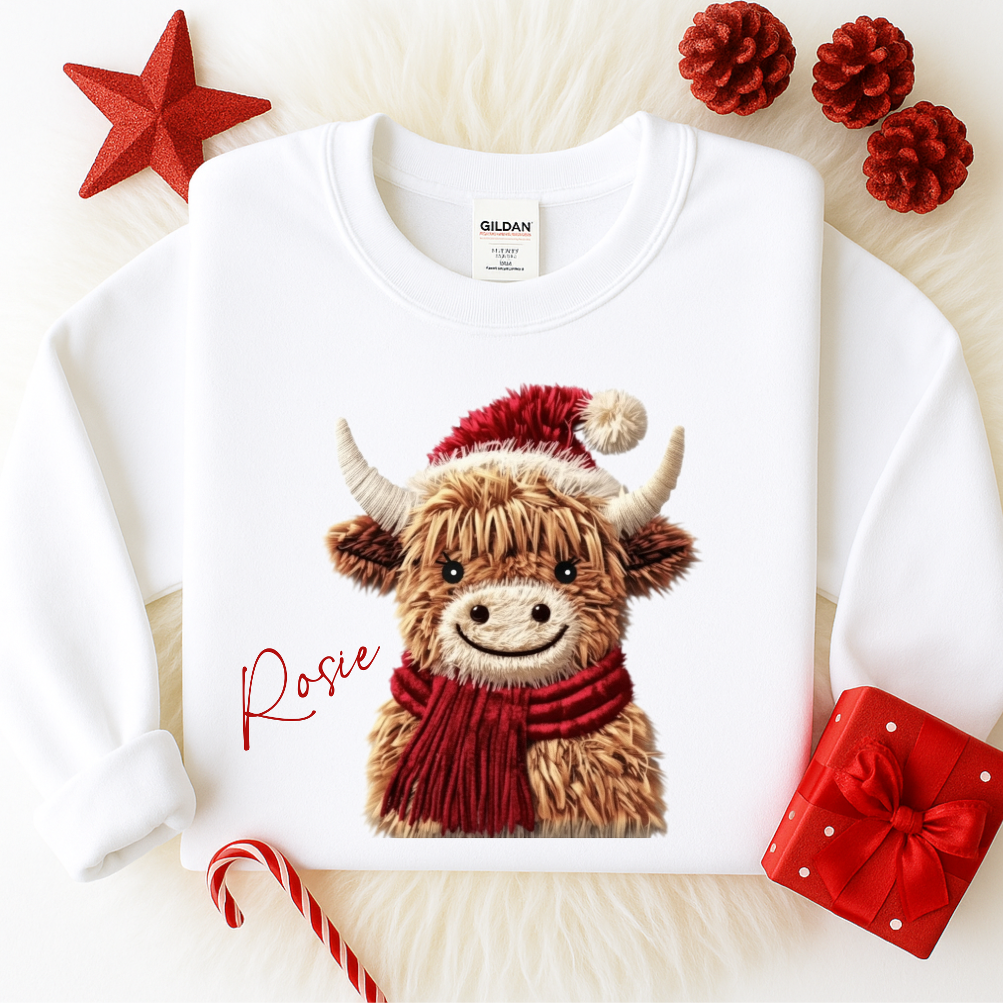 DTF - Fluffy Highland Cow