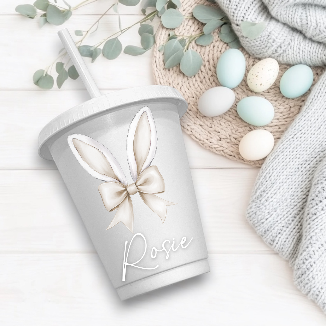 UVDTF - Beige Bunny Bows  Decal